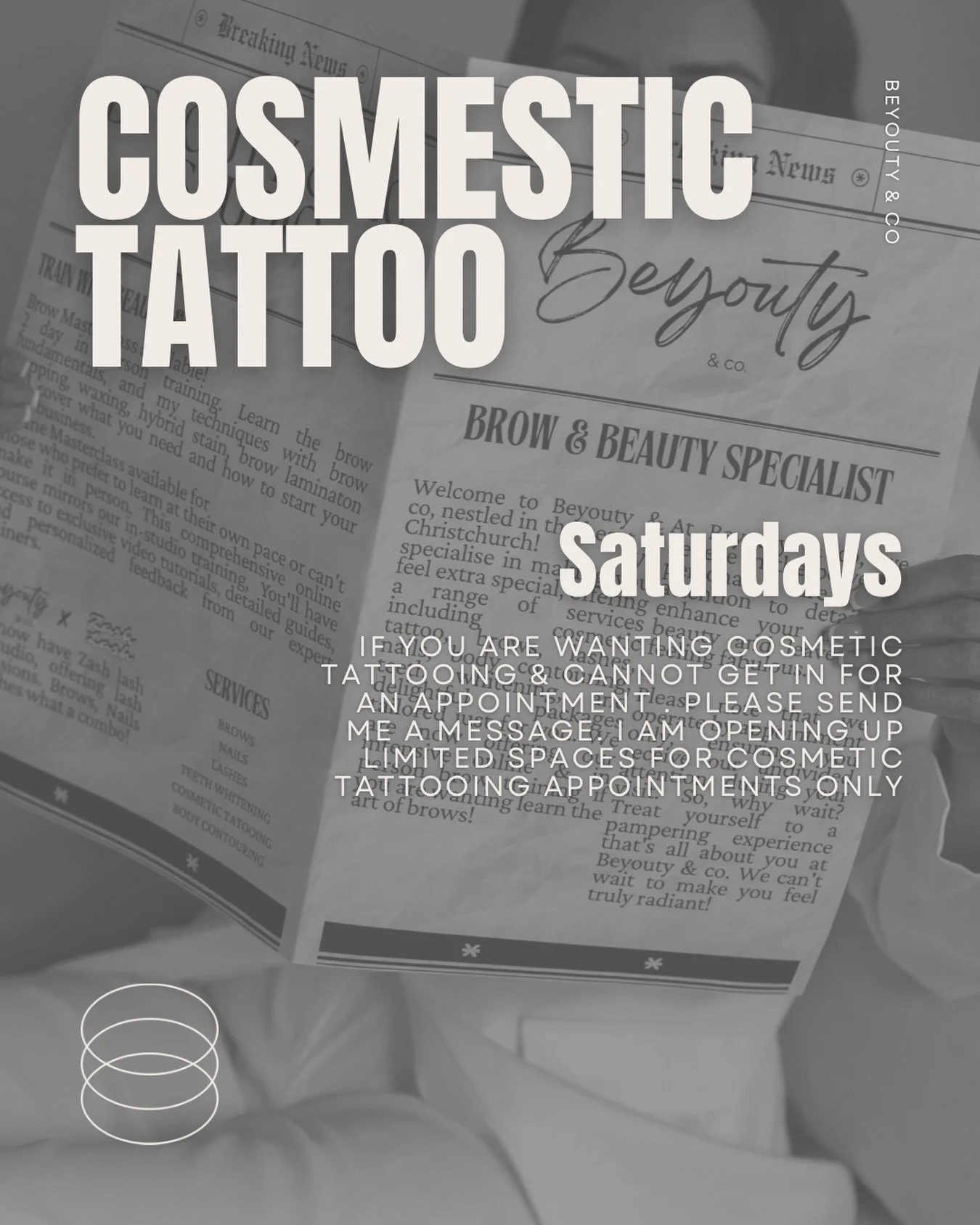 ✨ Cosmetic Tattoo Announcement ✨
I&rsquo;m opening up a very limited number of Saturday appointments for cosmetic tattooing before the end of the year! 🎉

I&rsquo;m fully booked for the rest of 2025, so if you&rsquo;ve been wanting to secure your br