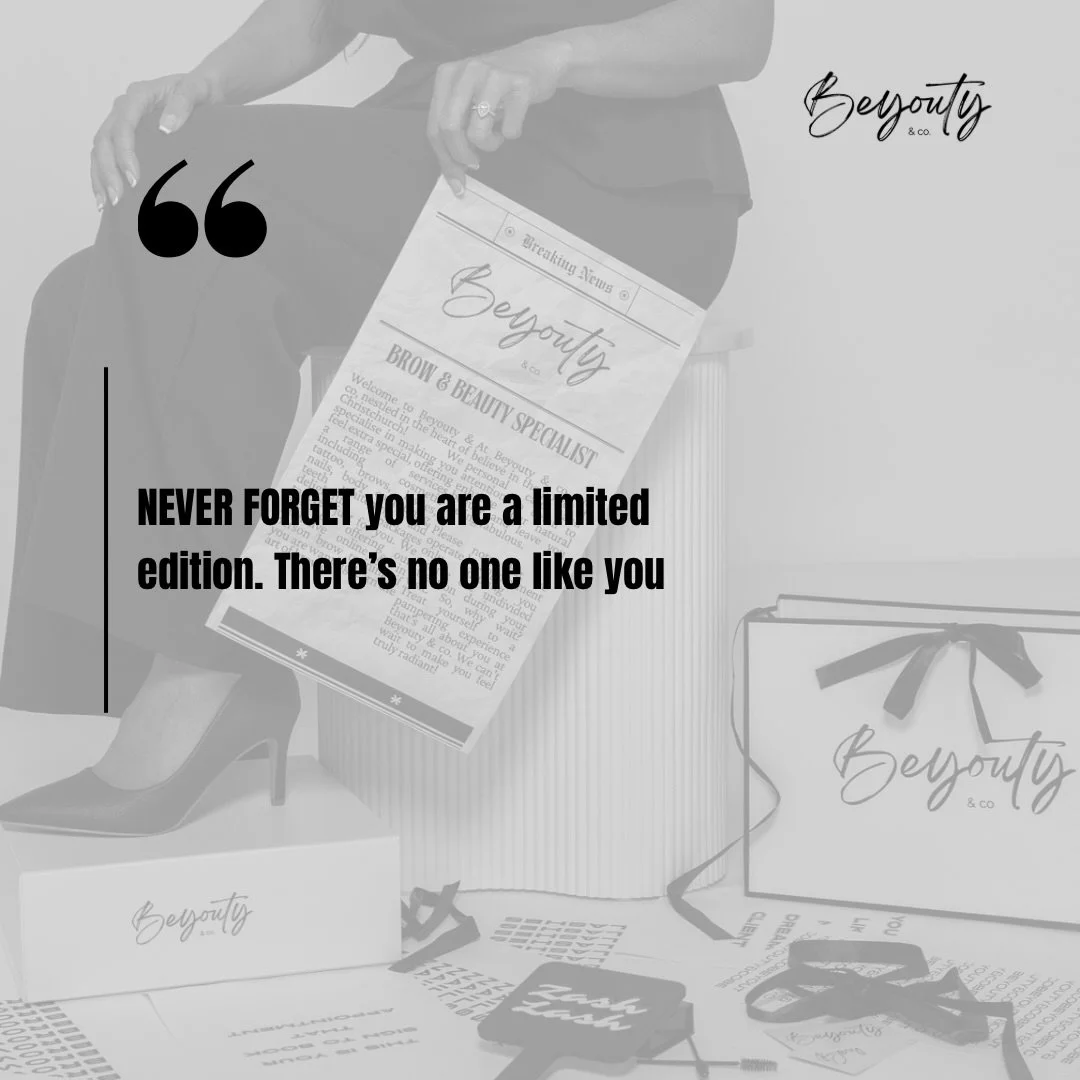 ✨ NEVER FORGET ✨
You are limited edition &mdash; truly one of one.
There&rsquo;s no one with your energy, your beauty, or your story&hellip; and that&rsquo;s your power.

A little reminder for anyone who needs it today 🤍
Celebrate what makes you you