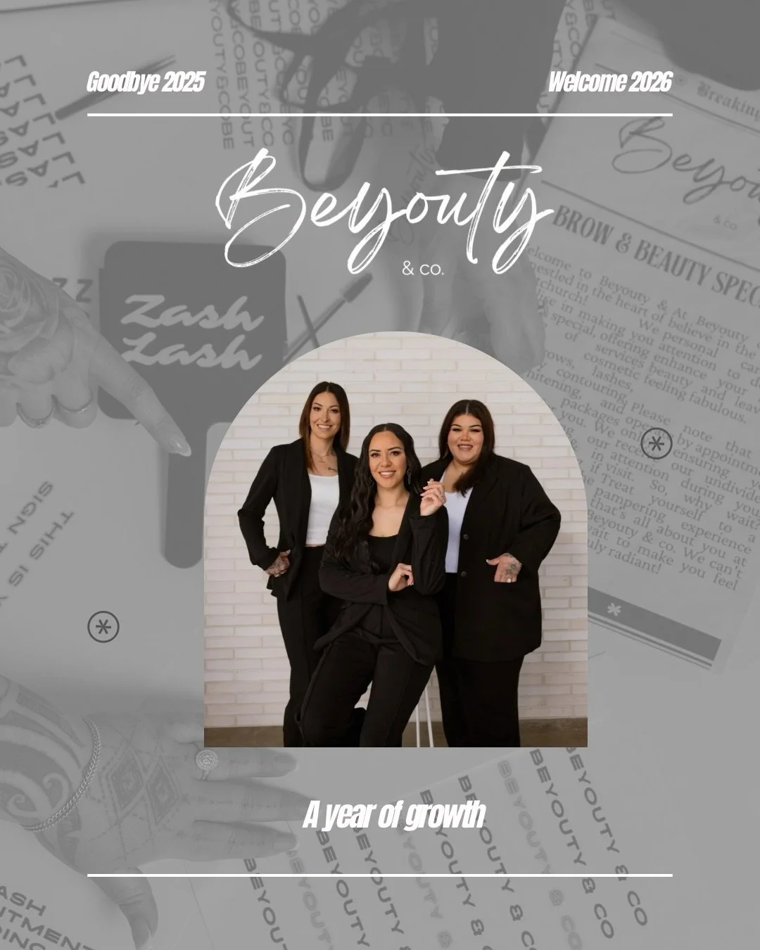 2025, what a year 🥹✨

A year of serious growth, big moves and even bigger wins.
Kelly officially joined the Beyouty &amp; Co journey and built an incredible nails clientele, while also training in body contouring &amp; teeth whitening 💅🏽🤍
We rebr