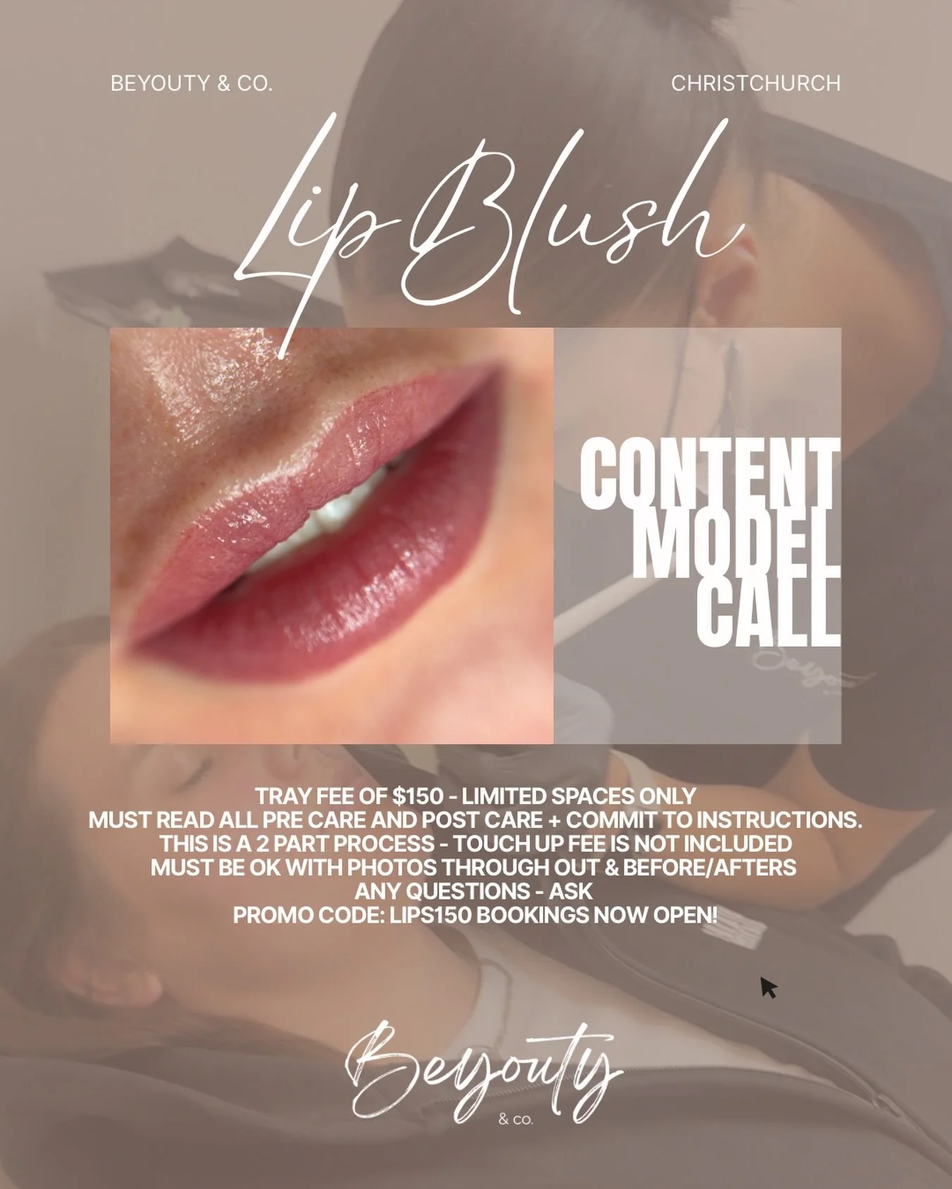 Content call for Lip Blush 💋

I&rsquo;m offering first sessions for just $150 (usually $499) to create fresh content &mdash; that&rsquo;s $349 off.

Spots are very limited and already filling, so if you&rsquo;ve been thinking about it&hellip; this i