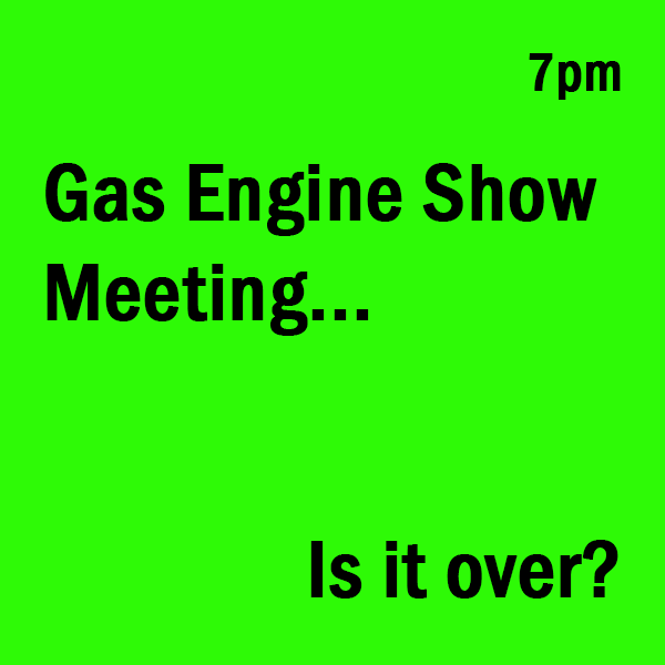 Gas Engine Show Meeting