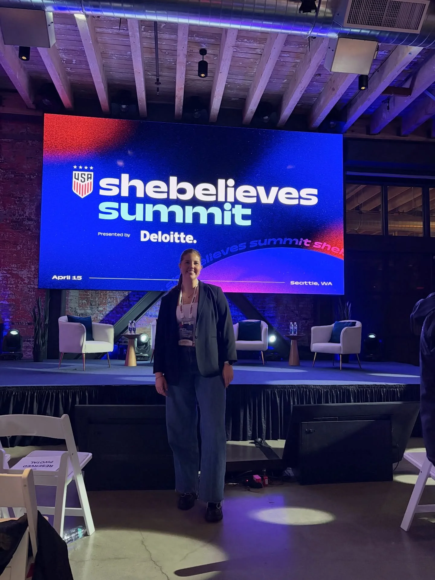 SheBelieves Summit 🔥

What a dream it is to be in rooms of groundbreaking women entrepreneurs, leaders, coaches, athletes, and change makers talking about not just women&rsquo;s sports but women&rsquo;s health, what it means to be a leader as women,
