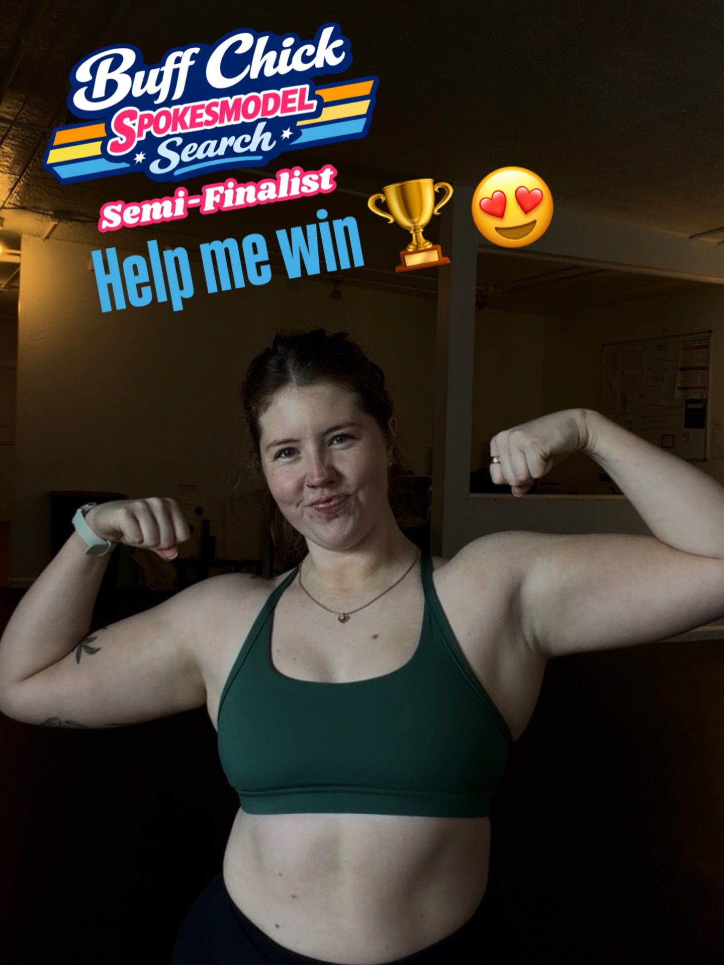 FRIENDS - I NEED YOUR HELP✨

Through hundreds of video submissions, I was chosen as a semi finalist for the @buffchicksupplements #buffchickspokesmodelsearch 😍

I&rsquo;ve waited a long time to find a brand that aligns so deeply with who I am - stro