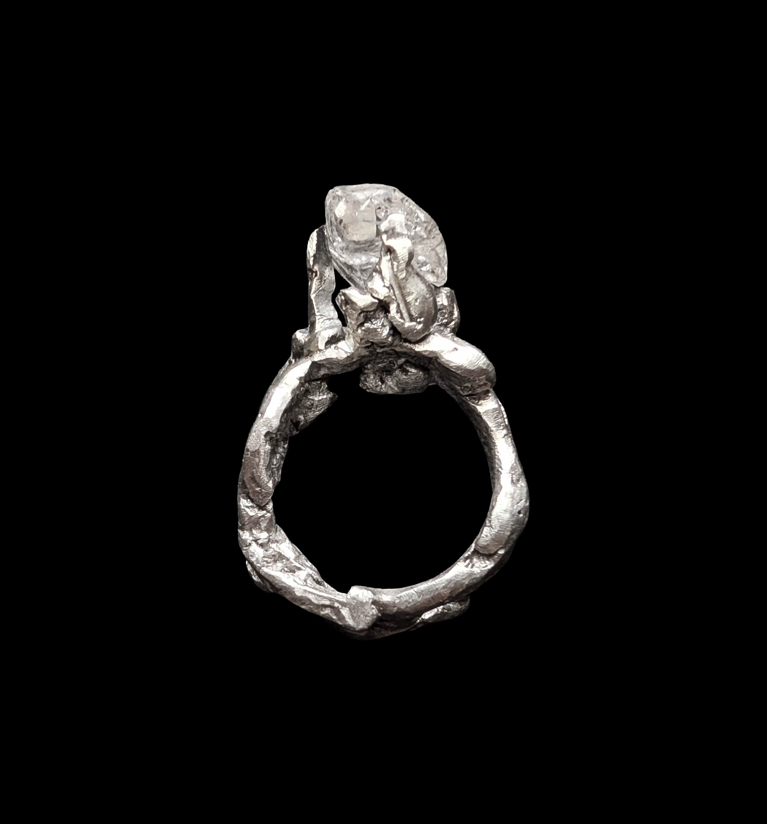 Herkimer "raised" ring