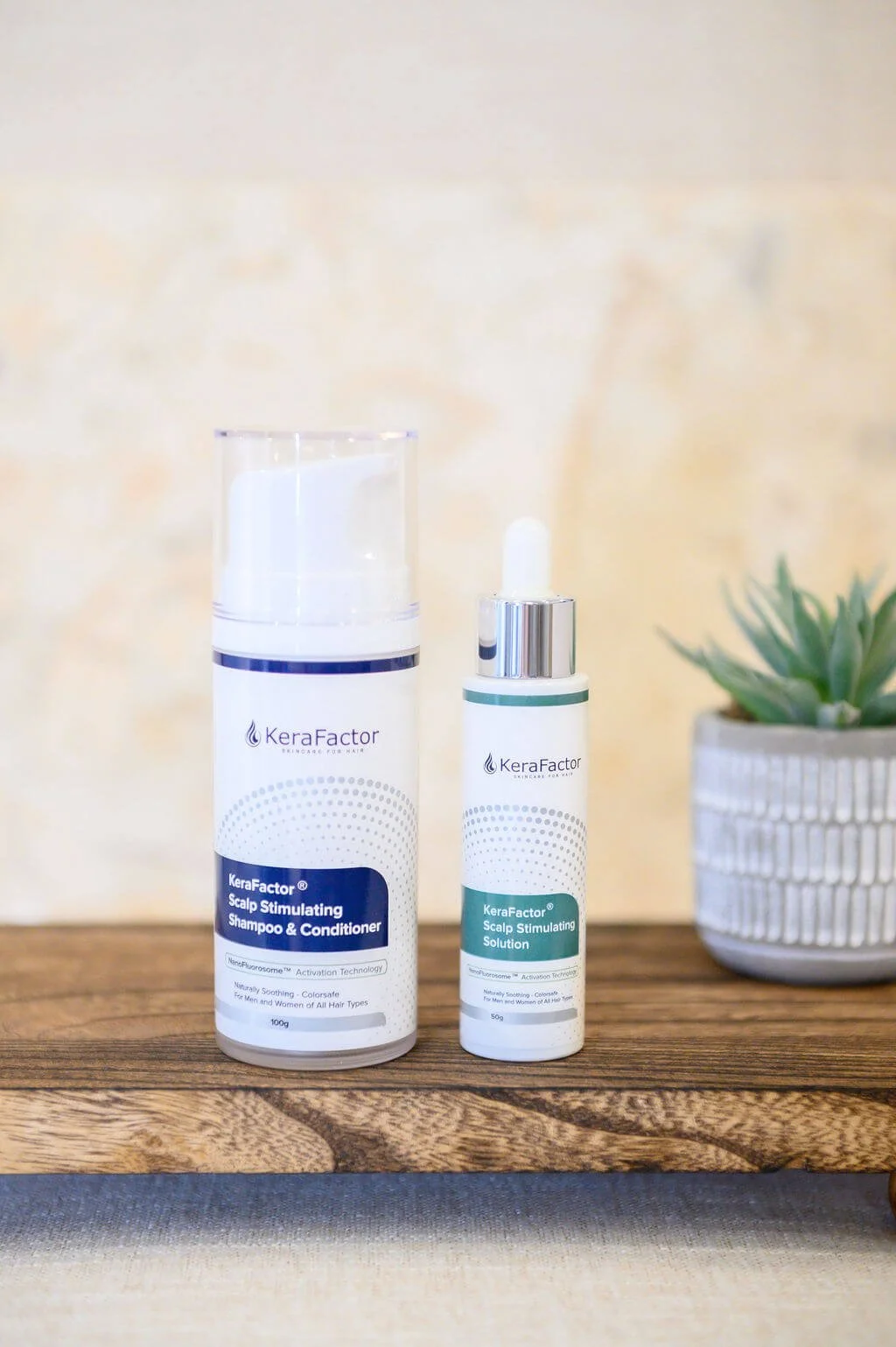 KeraFactor products for scalp restoration at EIR aesthetics & wellness