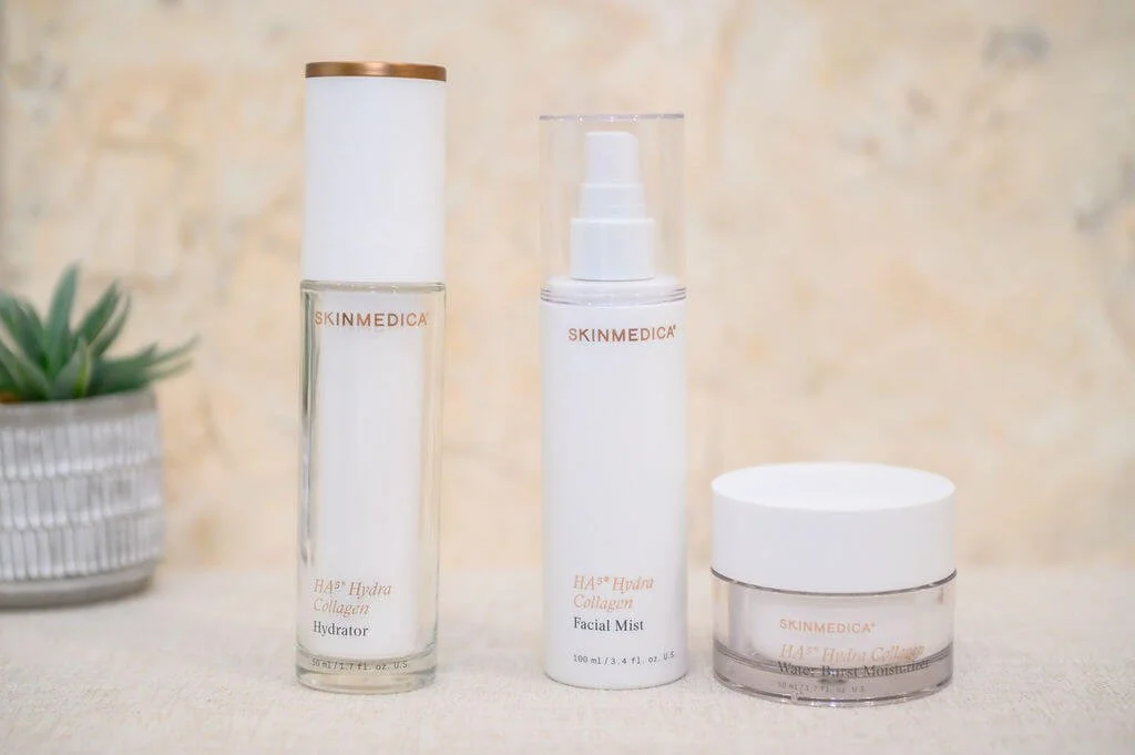Lineup of Skinmedica products at EIR aesthetics & wellness
