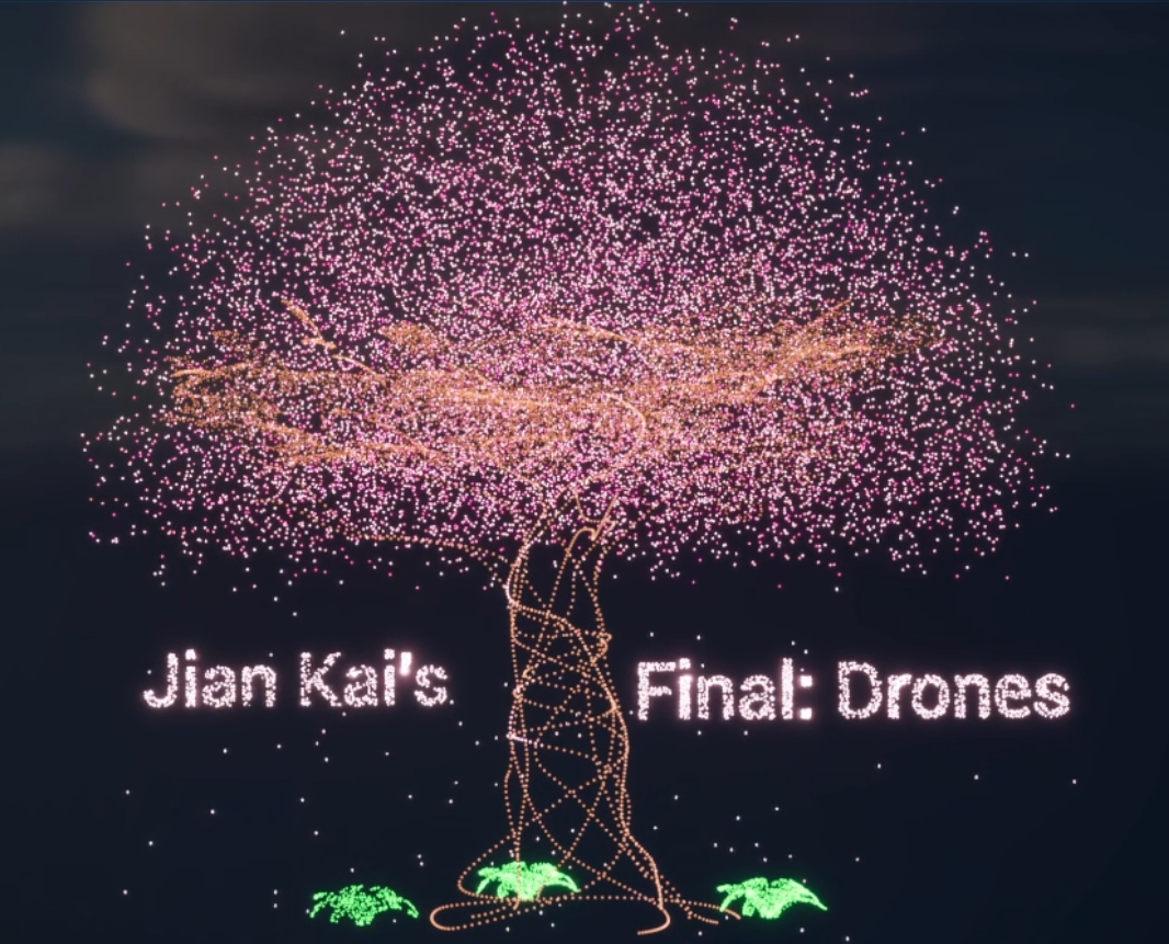 Unreal Niagara VFX - Drone Show