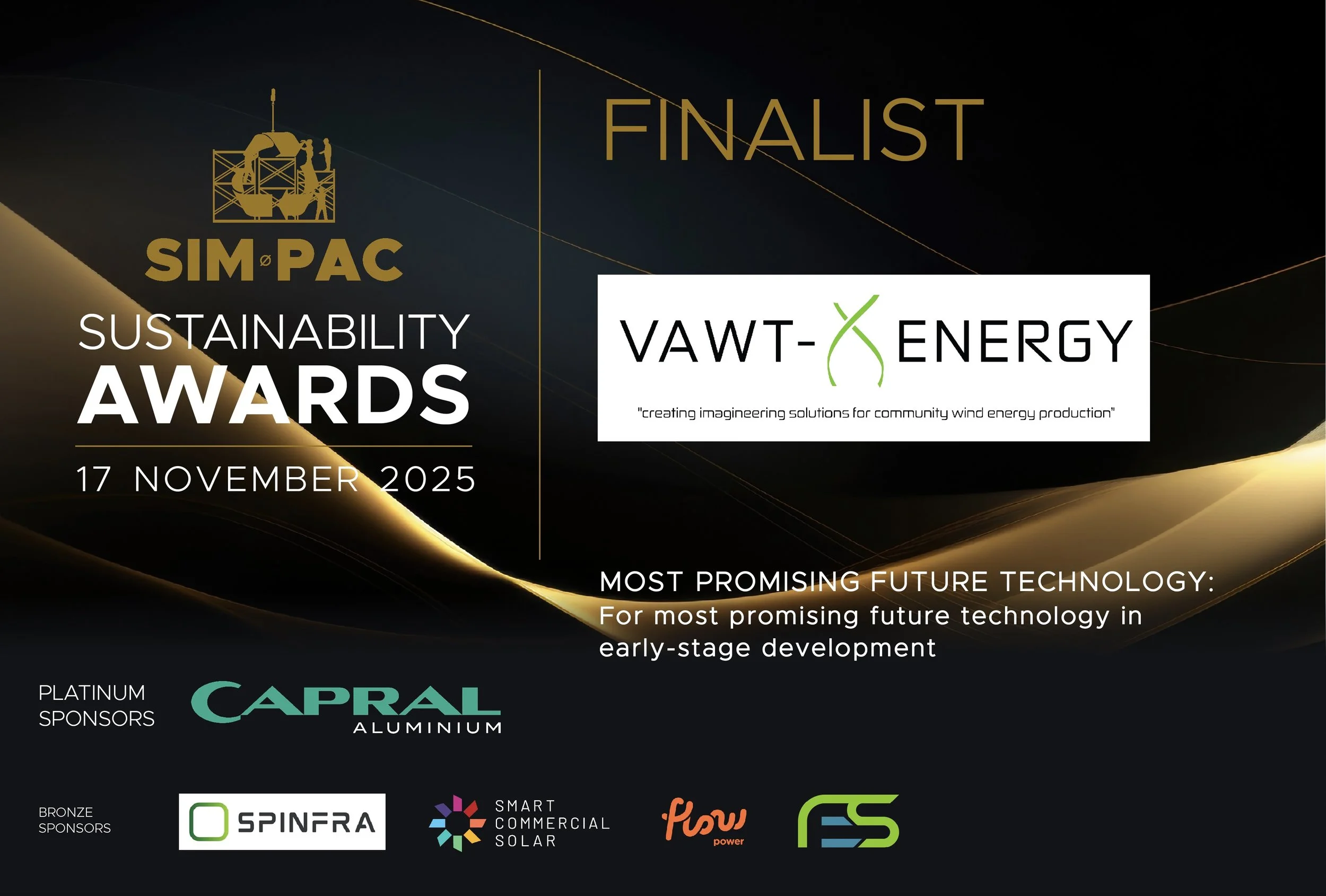 VAWT-X is reimagining wind energy with vertical axis turbine systems designed for community-scale deployment. Their elegant and innovative design delivers reliable, decentralised renewable energy — even in low-wind environments — and empowers local c