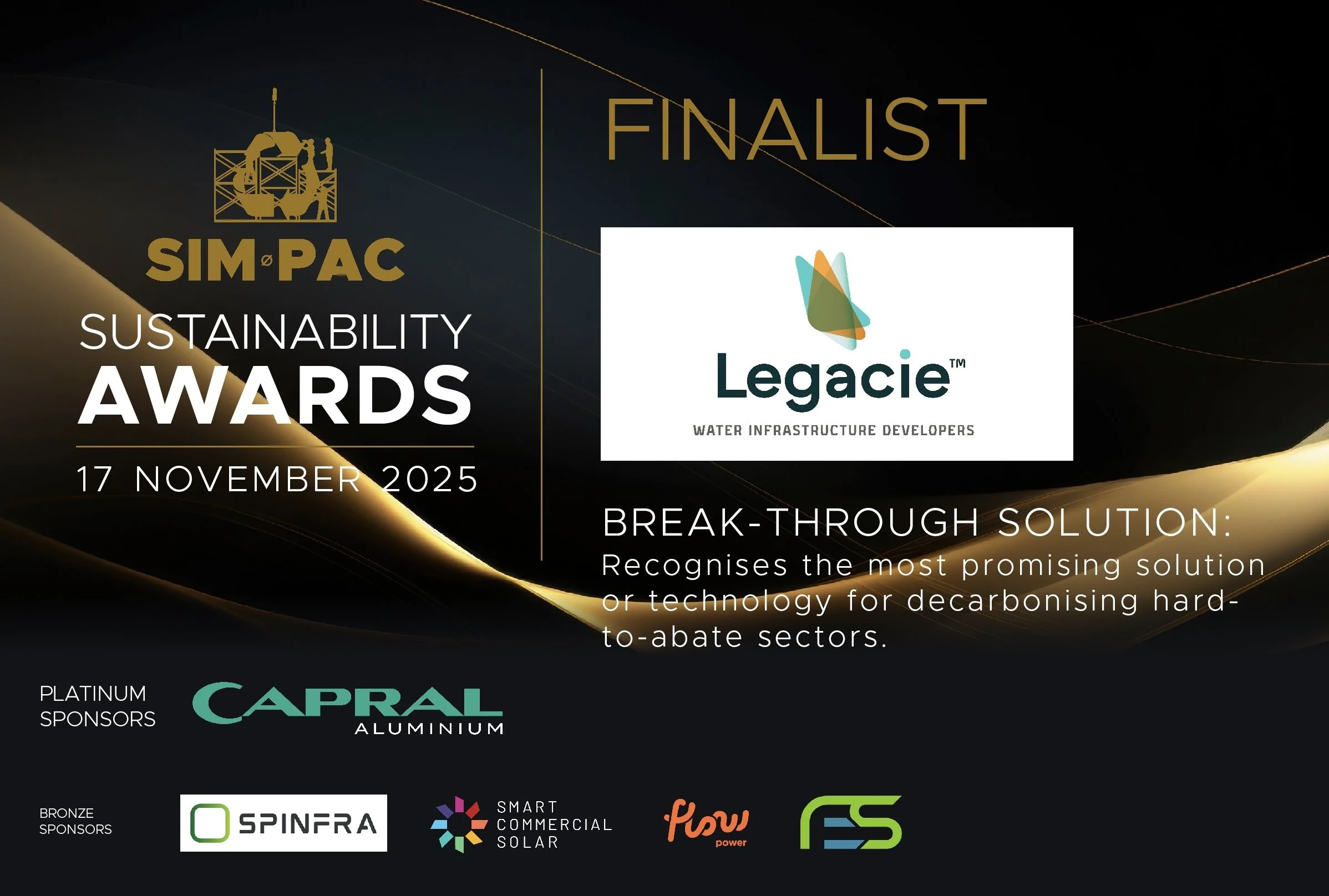 
Legacie is reframing how Australia thinks about industrial water access — shifting from closed, proprietary models to scalable, common-user solutions that unlock regional growth, industry establishment and future decarbonisation pathways.

In a coun
