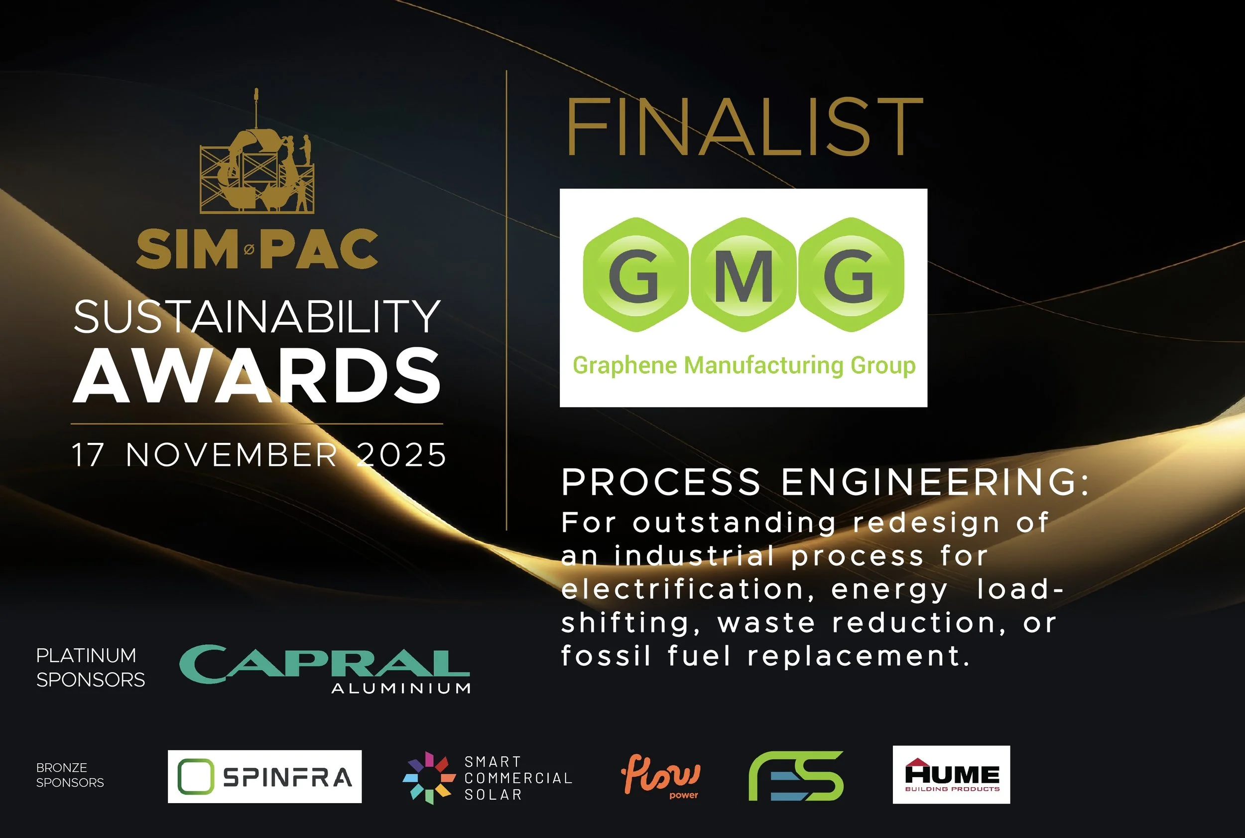 GMG’s innovative plasma-based graphene production process demonstrates a breakthrough in sustainable materials engineering — creating high-quality graphene from natural gas through a clean, low-emission process that eliminates the need for mined grap