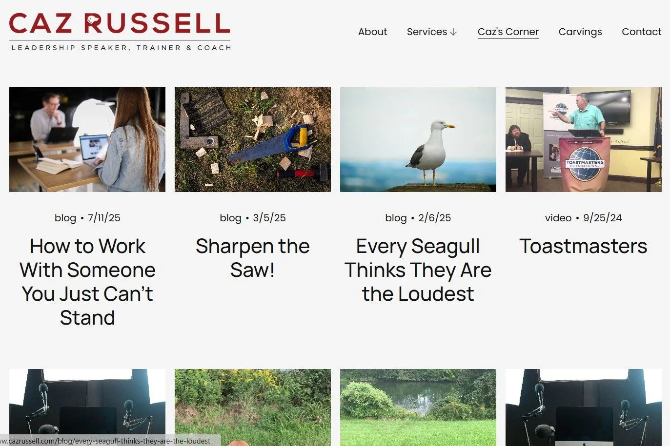 Caz Russell, Leadership Coach