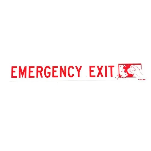 Emergency Exit Large Outside Sign