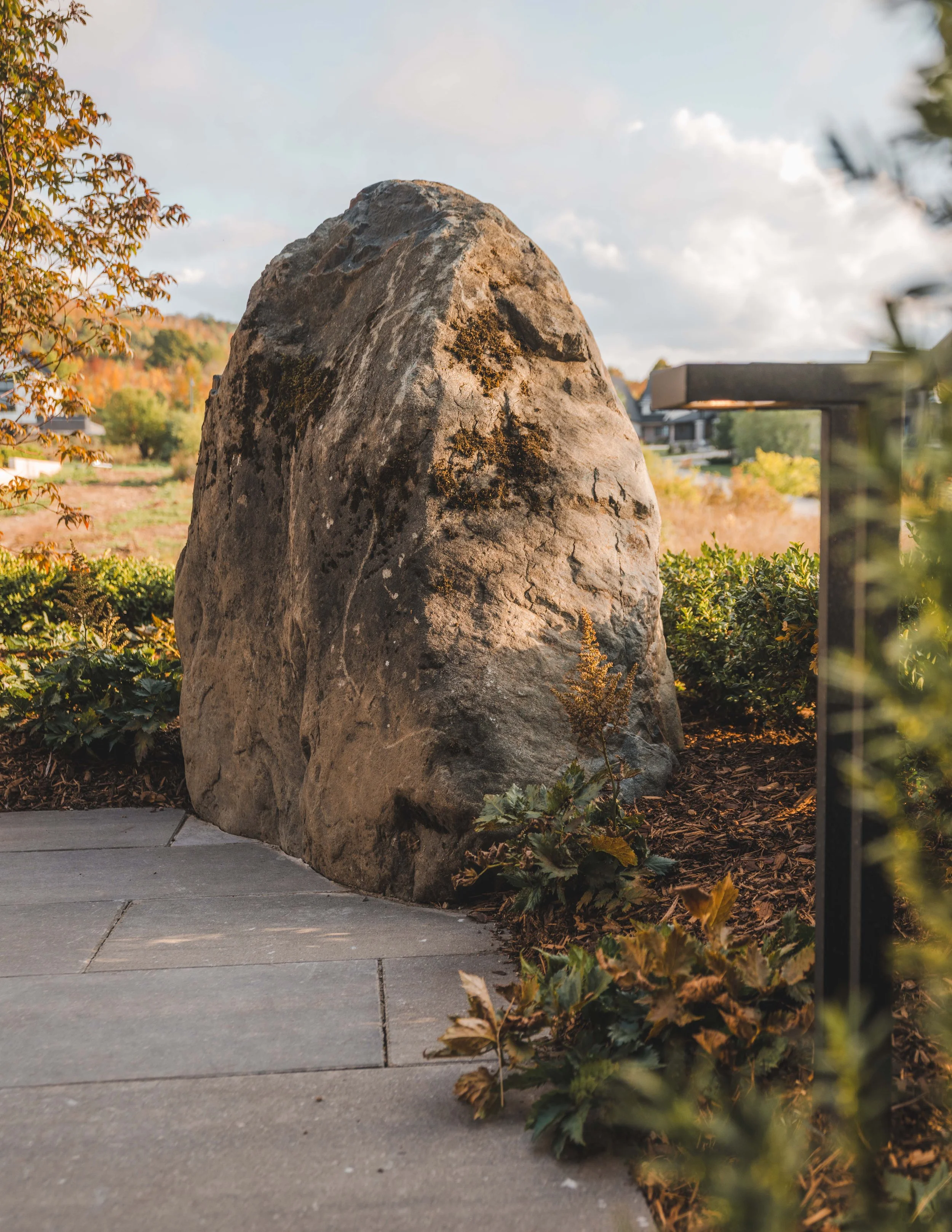 Natural stone Moss Rock boulder