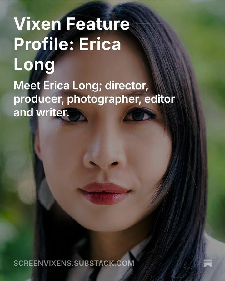 Our next Vixen Feature Profile is Erica Long. ⁠
⁠
Erica is a multi-hyphenate: director, producer, photographer, editor and writer and the founder of production company Avenoir Productions.⁠
⁠
Erica says, &quot;For me, finding a like-minded producing 