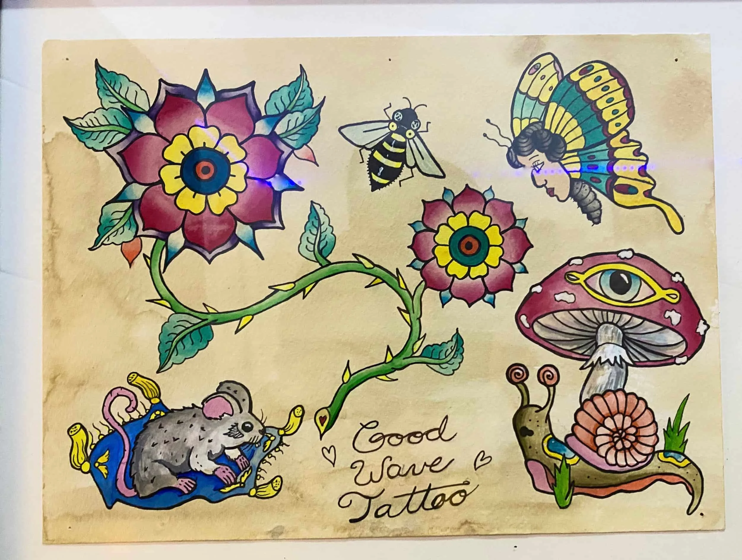 tattoo flash fredericton new brunswick good wave tattoo traditional tattoo style