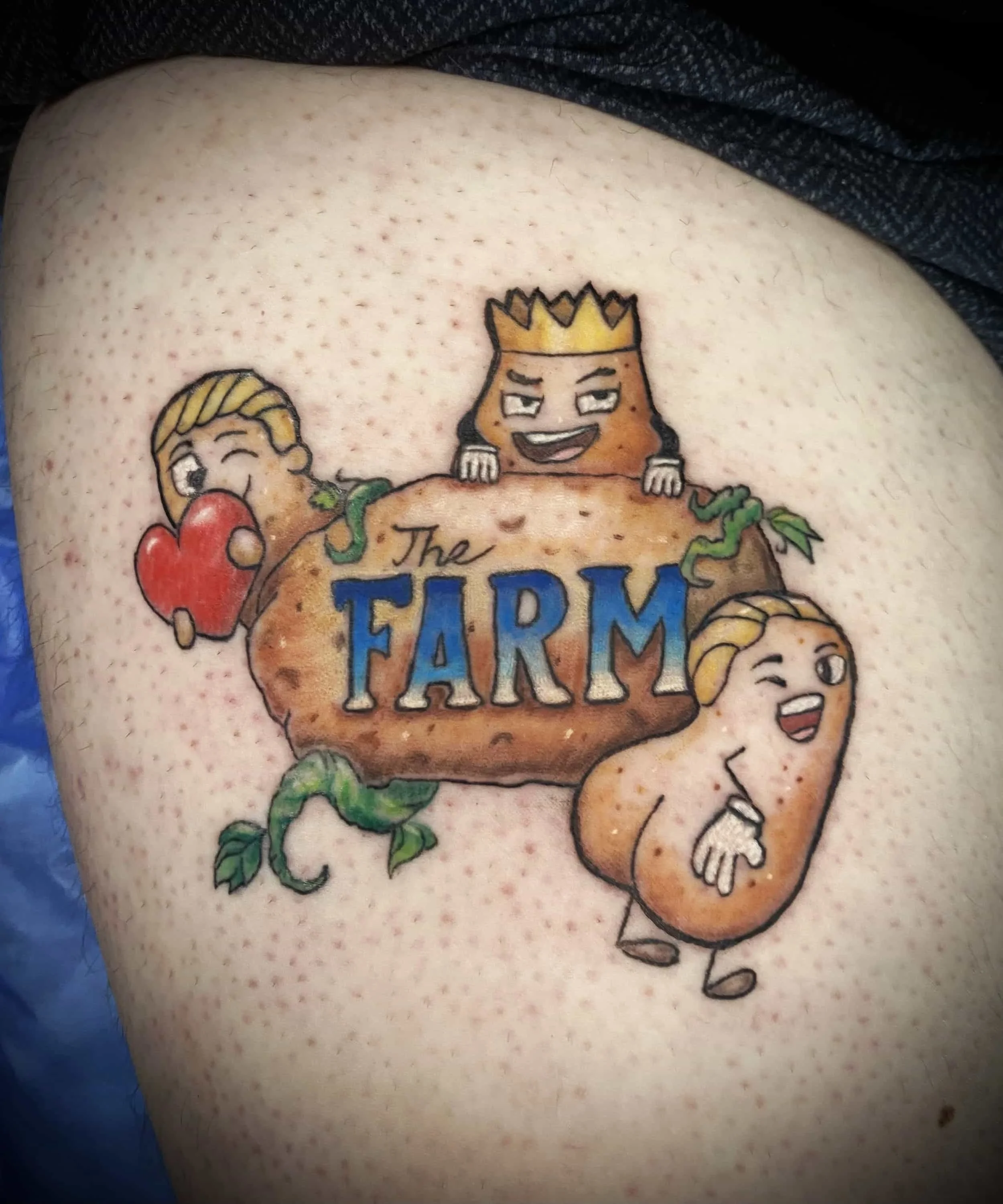 Potato tattoo? fredericton tattoo studio