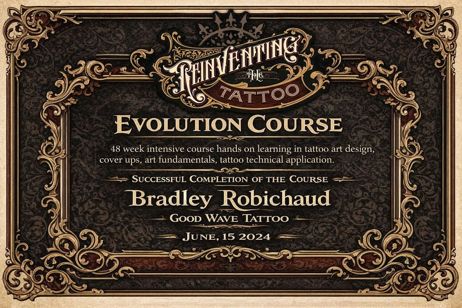 high level tattoo training course top notch