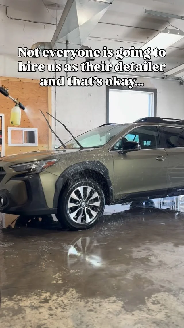 Ironically through trial and error is how we have weeded through the most terrible clients as well π 
#claringtondetailer #detailgarage #foryou #bowmanvilleontario #detailprofessionals #detailernearme #durhamregiondetailer #smallbusinesshumor #deta