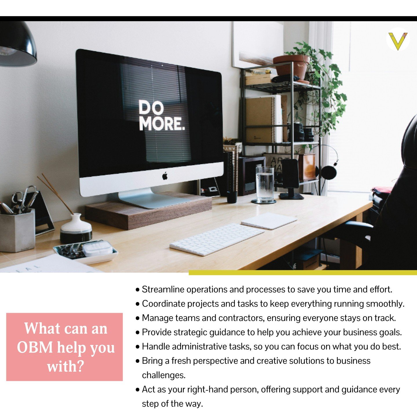 What can an OBM help you with? From tackling tasks to maximizing growth, an OBM is your ultimate business ally! ✨ #onlinebusinessmanager #businesssuccess #vivaobm #heretohelp #growyourbusiness