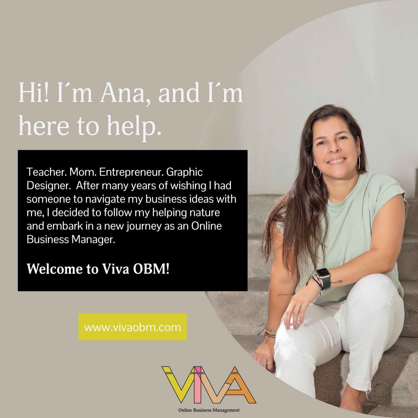 Hi and welcome!
My journey: From wearing multiple hats to helping others do the same! I've spent years honing my skills as an entrepreneur, teacher, and graphic designer, and now I'm thrilled to bring that expertise to my newest venture: Viva OBM, yo