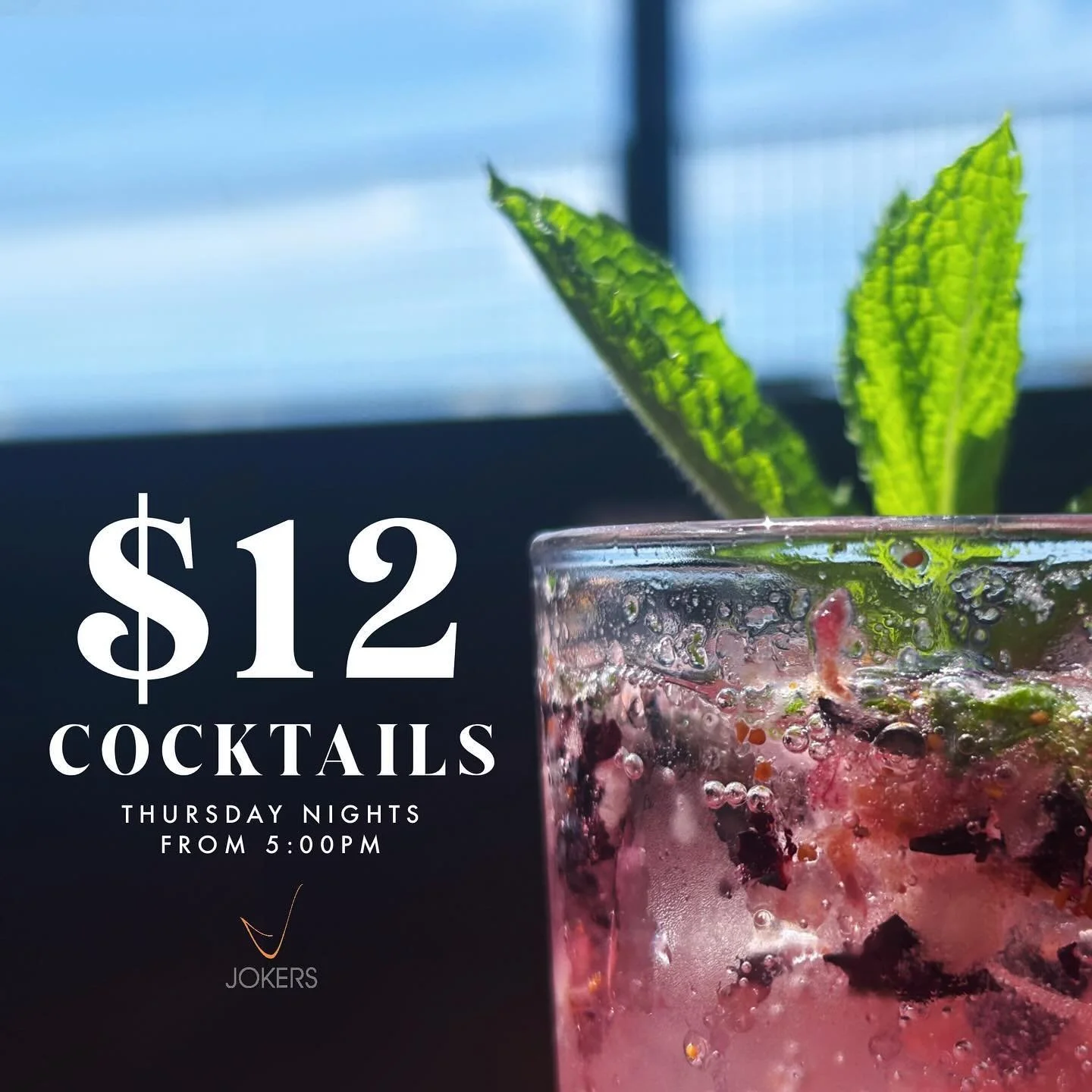 Introducing our NEW $12 COCKTAIL THURSDAYS 🍸✨

Every Thursday from 5pm enjoy one of our refreshing cocktails. Whether it&rsquo;s a glass or a jug, these cocktails are some our most delicious and refreshing!