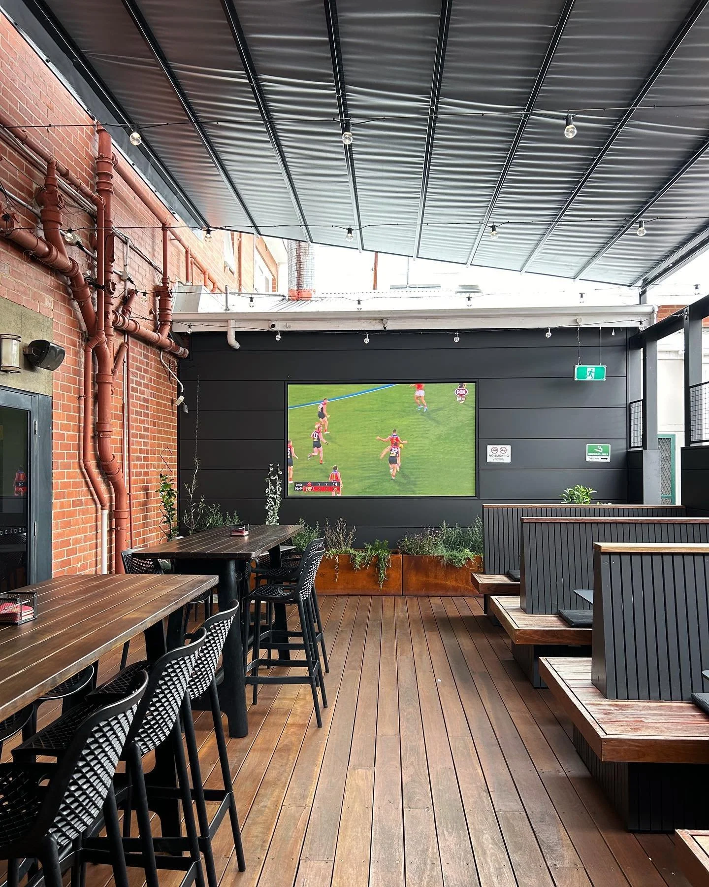 Rain or shine, we&rsquo;ve got you covered! (literally) 🌦️

Our beer gardens NEWEST EDITION! If you&rsquo;re wanting to enjoy a drink in the sun, or a place to watch the footy on the rainy days, look no further.