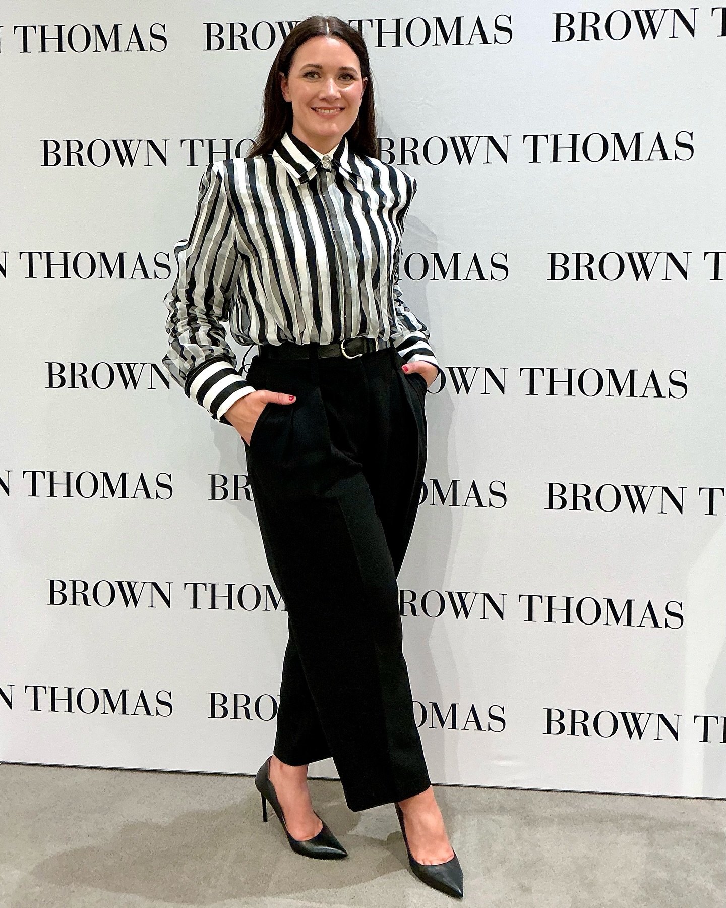 Ready to Present &lsquo;Elevate your Career through your Personal Brand &amp; Style&rsquo; in @brownthomaslimerickofficial 
It was a pleasure to deliver my Personal Brand Masterclass &amp; to co-host the Professional Wardrobe Style Showcase with @chl