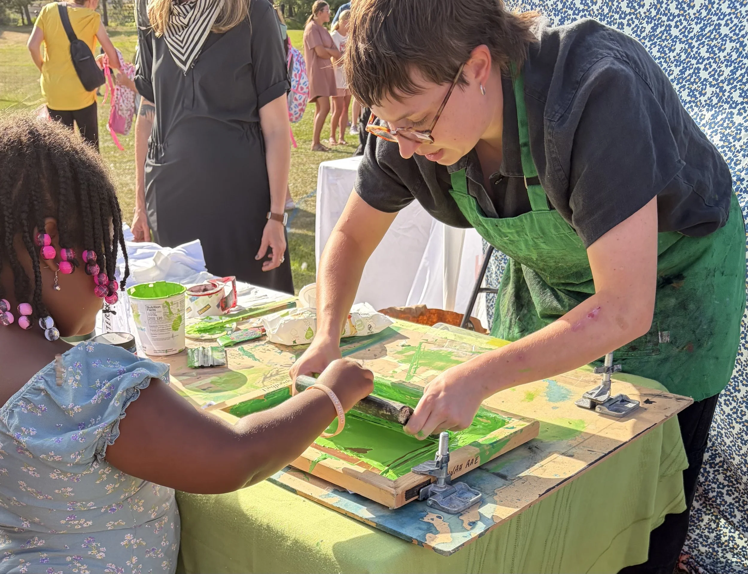 2026 - LIVE PATCH/SHIRT PRINTING for Kids Count on Us @ Bayfront Festival Park