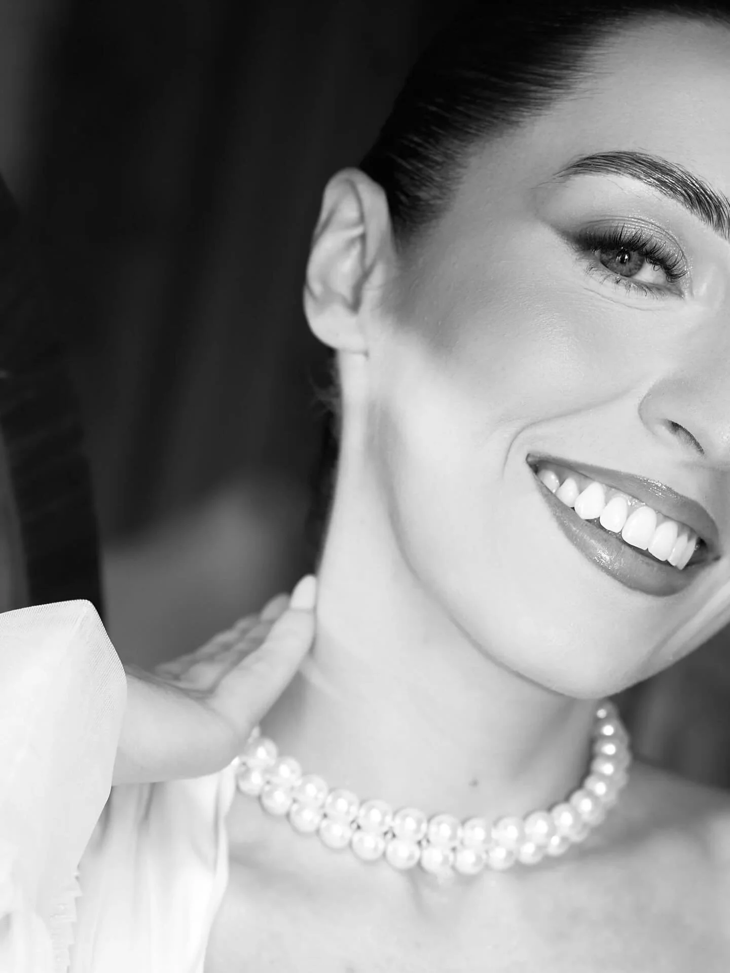 Final touch before walking down the aisle !