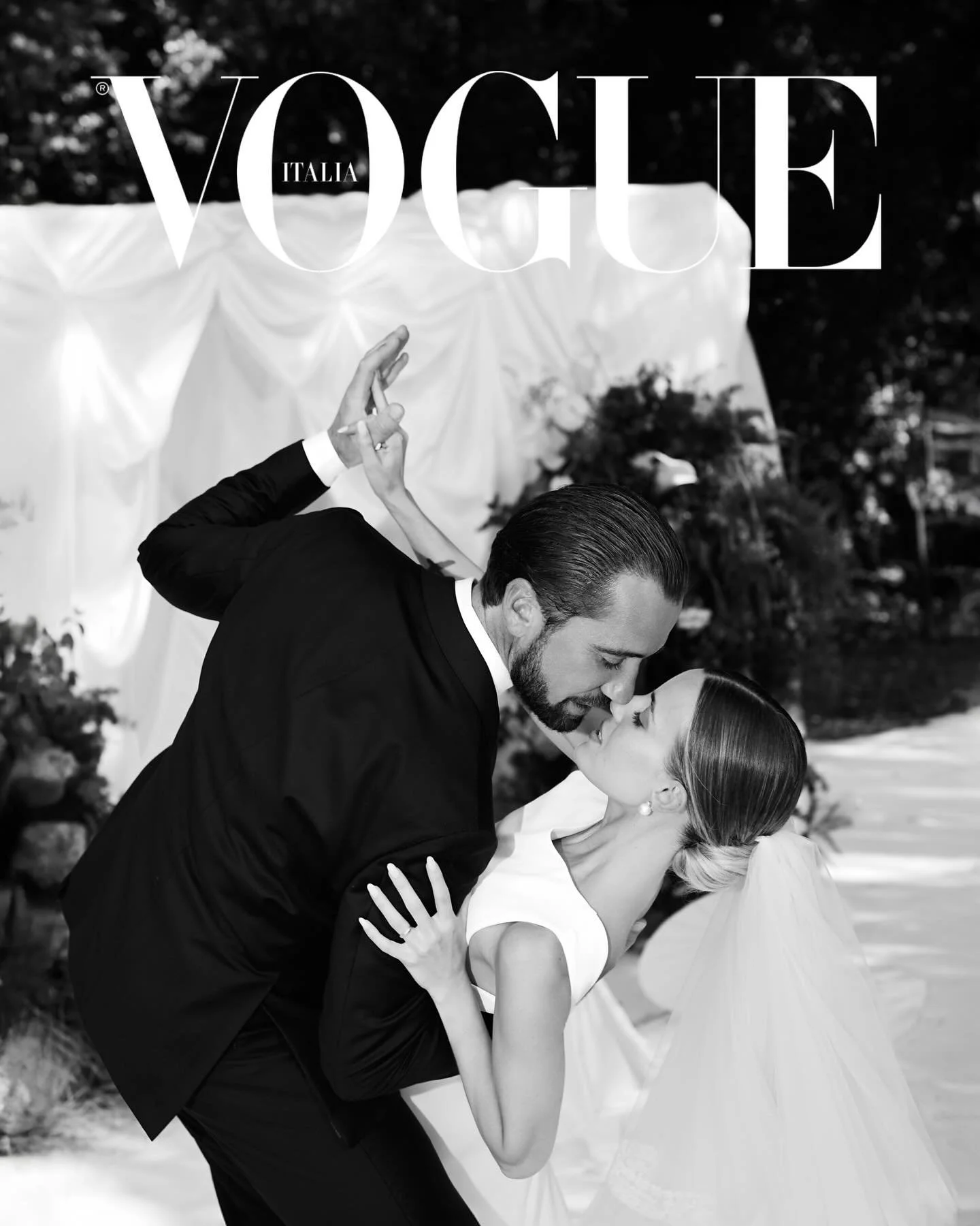 Out today on @vogueitalia wedding ✨

A midsummer dream unfolded in the South of France, where their wedding became a celebration of love, elegance, and modern romance.

She stunned in a custom gown designed by her best friend&rsquo;s @aerenica - a cr