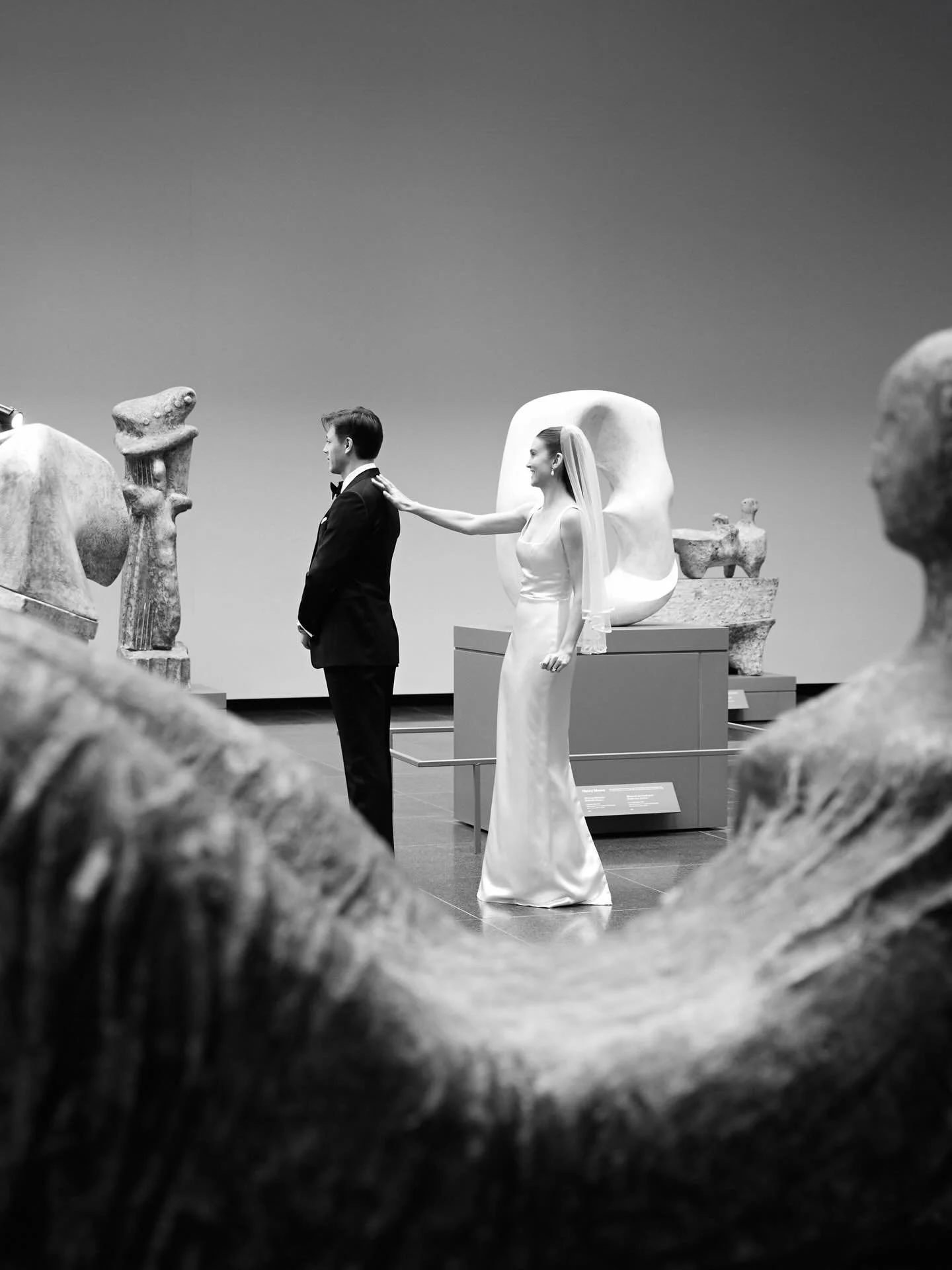 An intimate winter wedding inside an art gallery&mdash;where love became art itself. Surrounded by beautiful architecture and sculpture, raw emotion and timeless beauty came together in a moment made to be remembered. 🩶

So grateful for the chance t