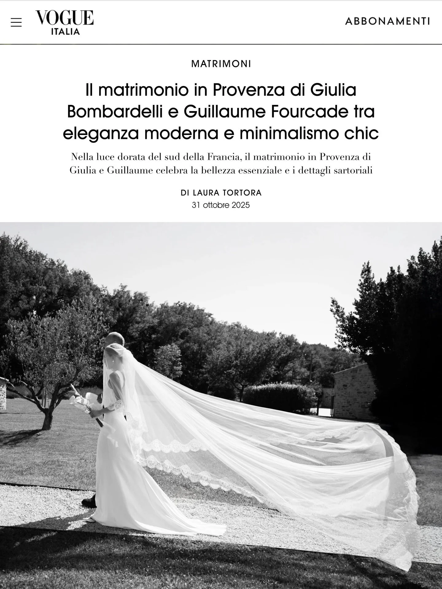 Last summer gave us the hottest wedding day of 2025 ☀️This week&rsquo;s heatwave is definitely bringing back memories of that day&hellip; and this couple 🤍

As featured in Vogue Italia Wedding.
&mdash;
Wedding planner &amp; Designer @empreinteepheme