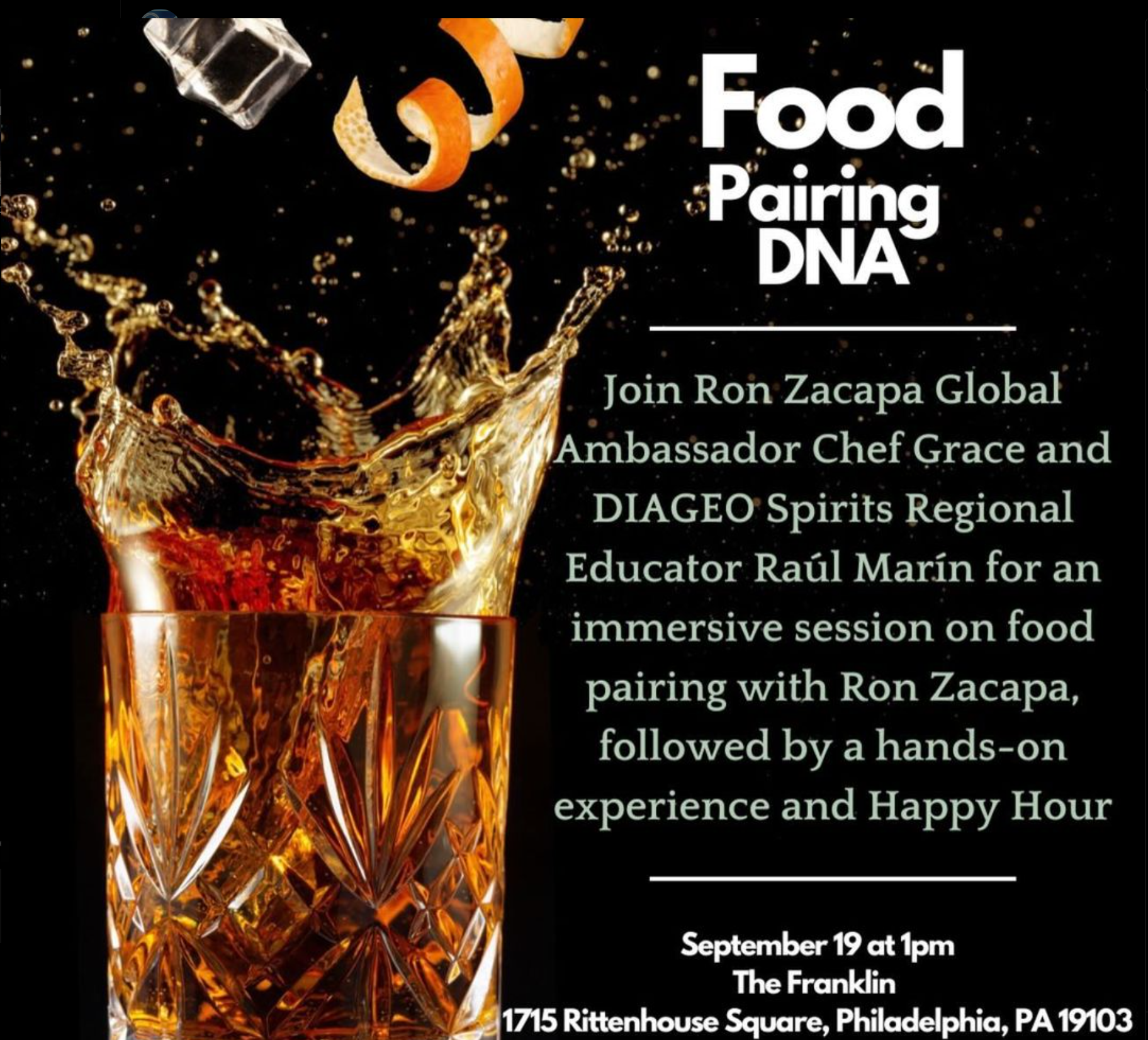 Food Pairing DNA with Ron Zacapa (Trade / Invite Only)