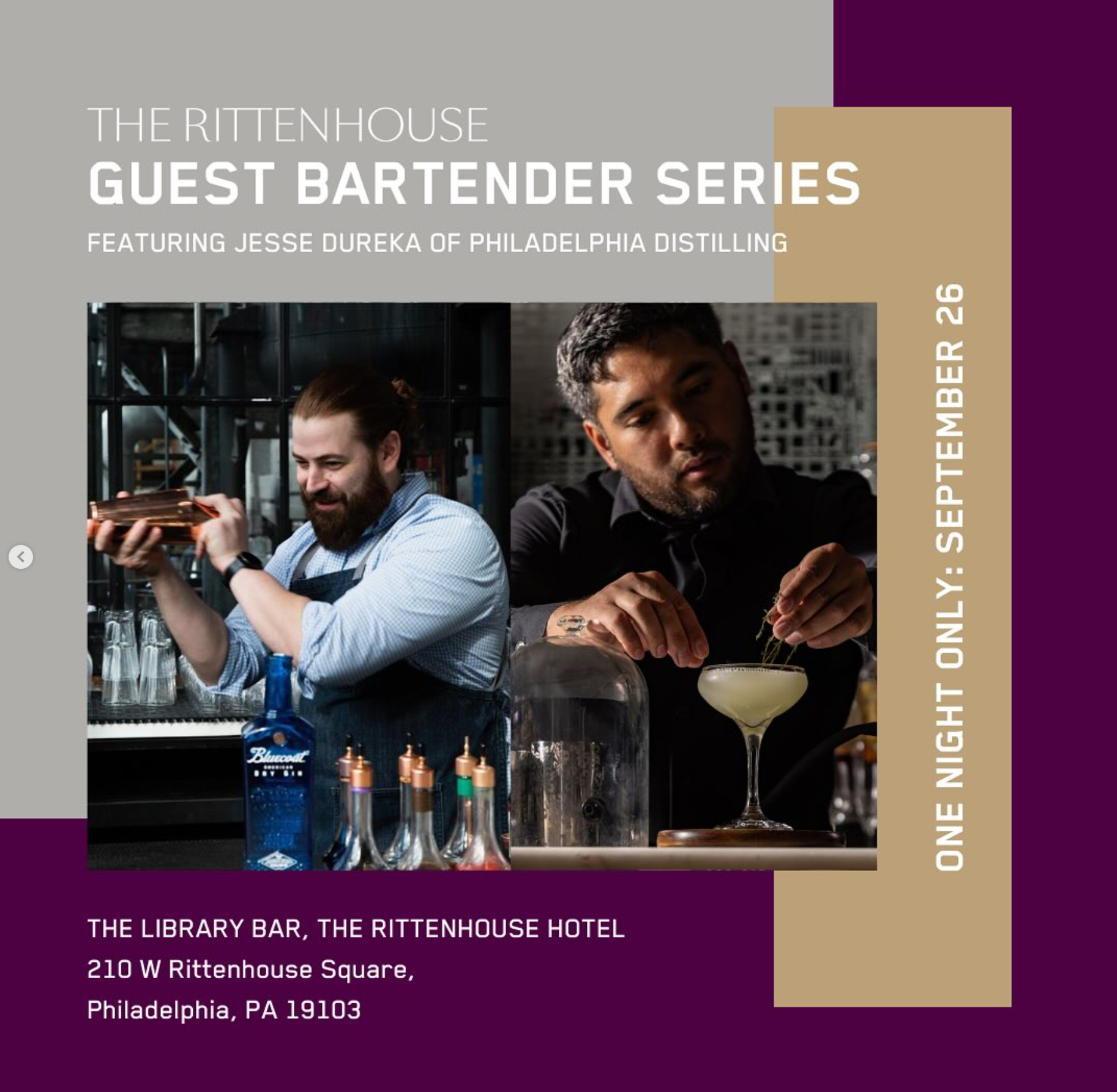 Library Bar Guest Bartender Series