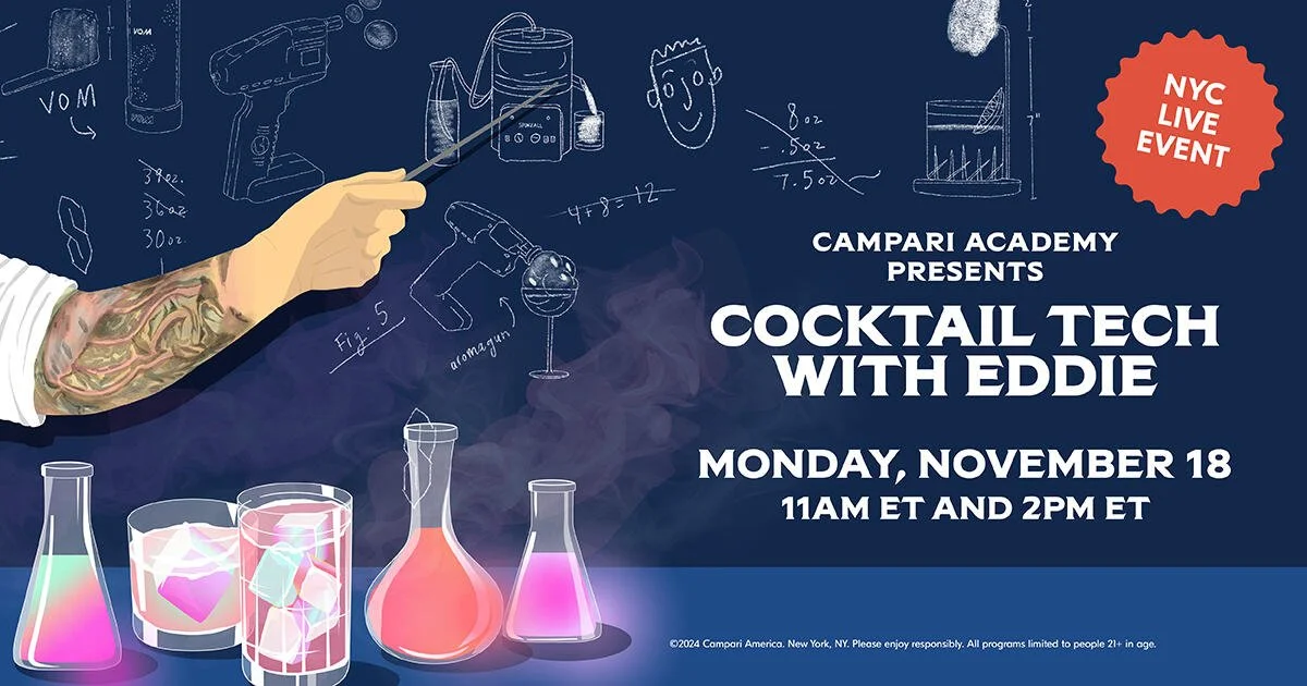 Campari Academy Presents: Cocktail Tech with Eddie Hansel - LIVE IN THE CAMPARI ACADEMY⁠