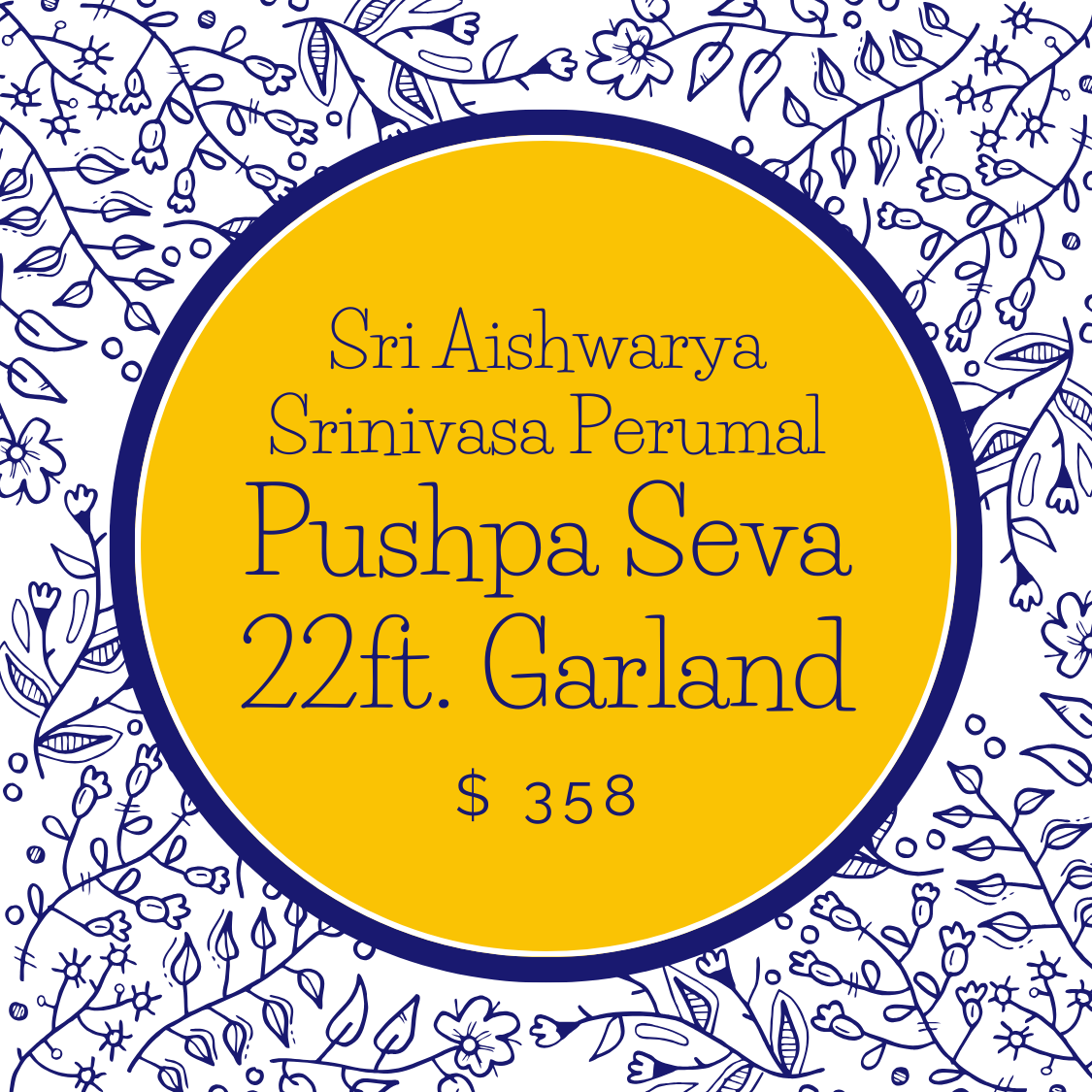 Pushpa Seva 22 ft Garland