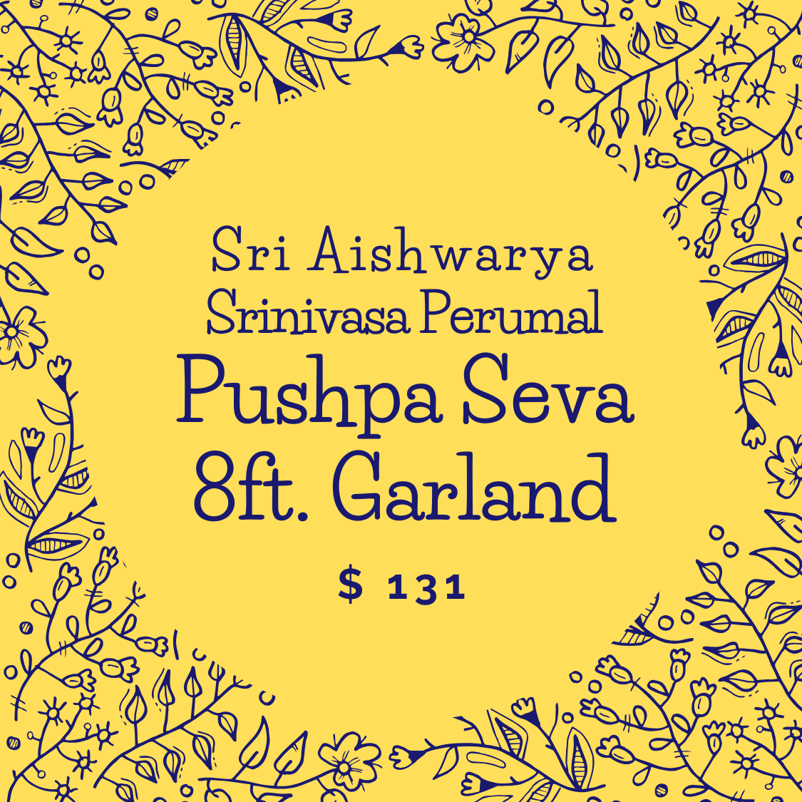 Pushpa Seva 8 ft Garland