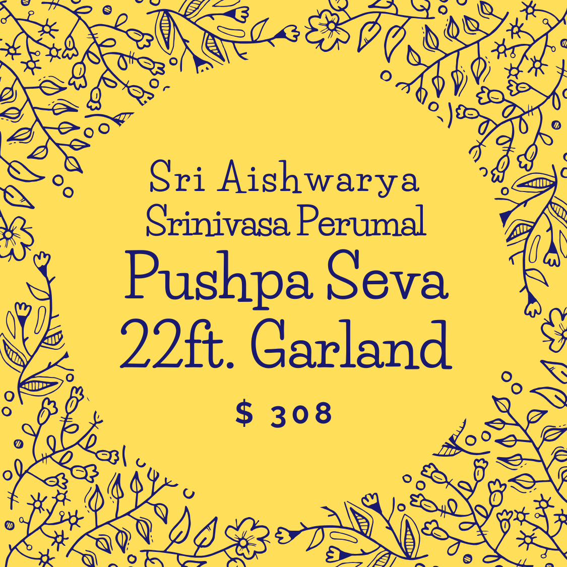 Pushpa Seva 22 ft Garland