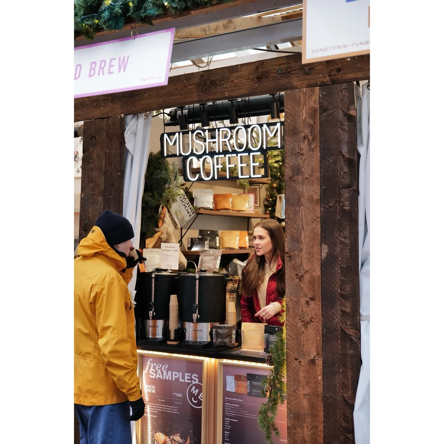 A few months back I worked with Mood Brew to design their outdoor market booth at Snowport in Boston @seaportbos

Working with a footprint of less than 5&rsquo; x 8&rsquo;, the goal was to accommodate sampling and retail as well as provide storage an