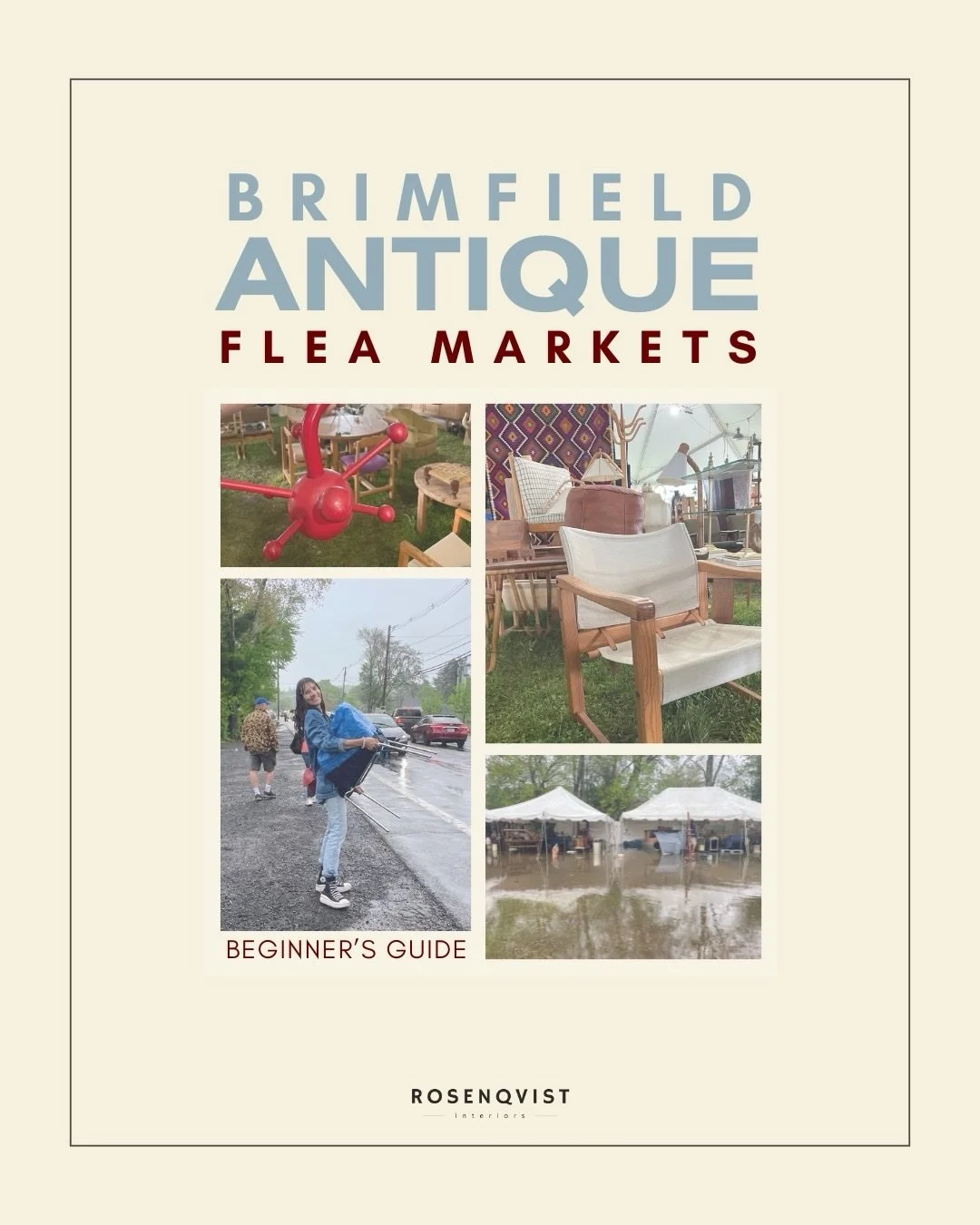 The largest and oldest outdoor antique show in the US is held in Brimfield, MA. The first market of the year is right around the corner!

On the Design Journal I&rsquo;m sharing a beginner&rsquo;s guide + why I always try to bring antiques/vintage in