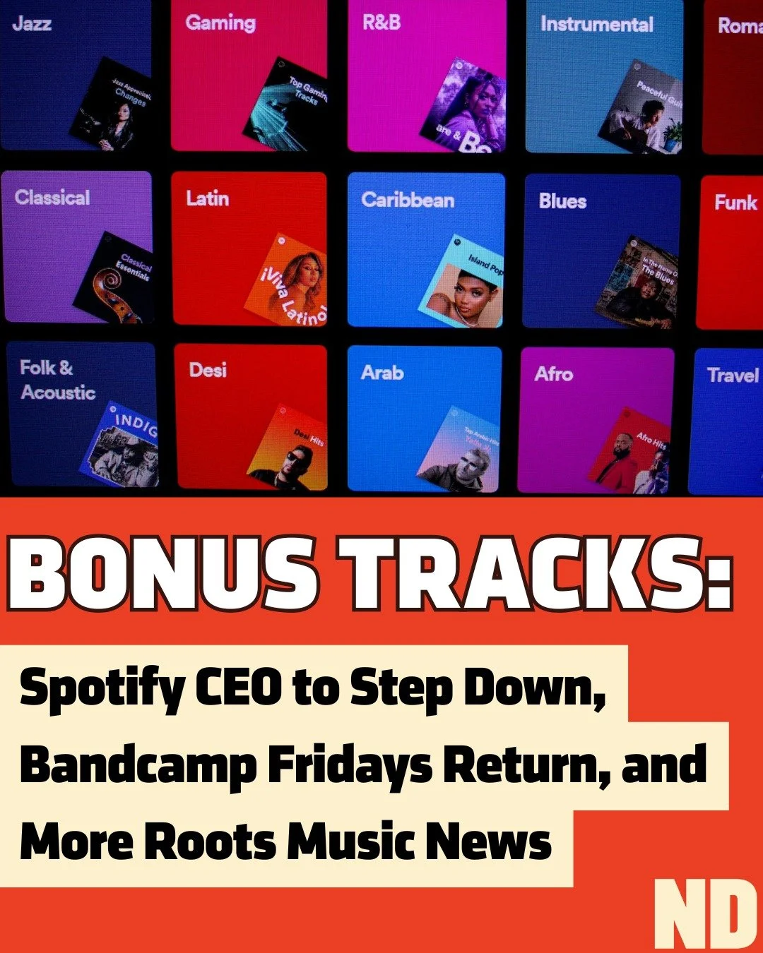 Daniel Ek, the founder of Spotify, is stepping down. As of Wednesday, NPR and PBS officially have no access to any federal funding. And to help us get through the month, Madi Diaz and Madi Cunningham are releasing new albums on Friday.

Head to the l