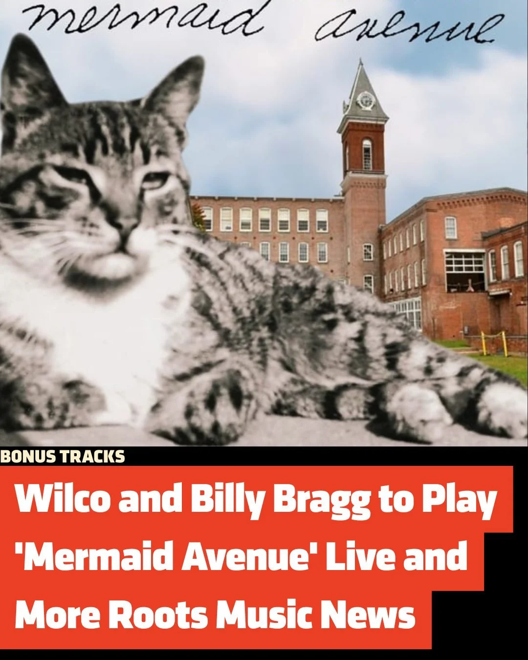 When @wilco and @billybraggofficial first teamed up to add music to unfinished Woody Guthrie lyrics, the resulting 1998 album, Mermaid Avenue, was a smash. But though Wilco and Bragg went on to perform songs from the collaboration in their own gigs o