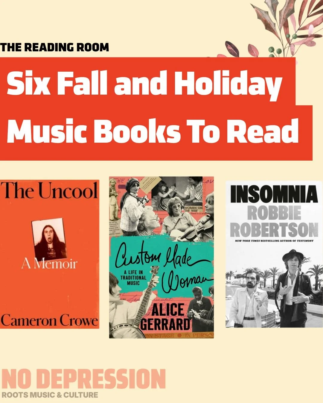 It's harvest season! (for great music writing). 

For music fans, fall often brings long-awaited music memoirs and biographies &ndash; publishers have the holidays in mind,  hopeful that buyers will purchase a big biography or tell-all for the friend