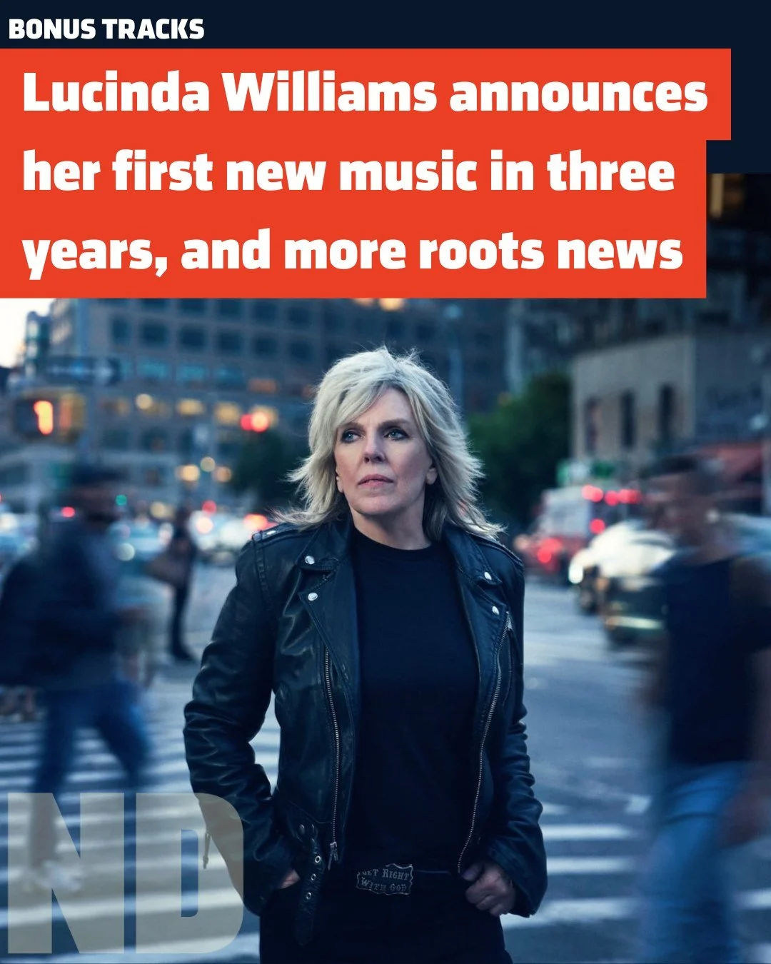 TGIF &ndash; start your weekend right with BONUS TRACKS!

Our weekly roundup of roots music news will keep you up to date on all the happenings &ndash; including new music to come from the legendary @lucinda_williams , a major-label deal from former 