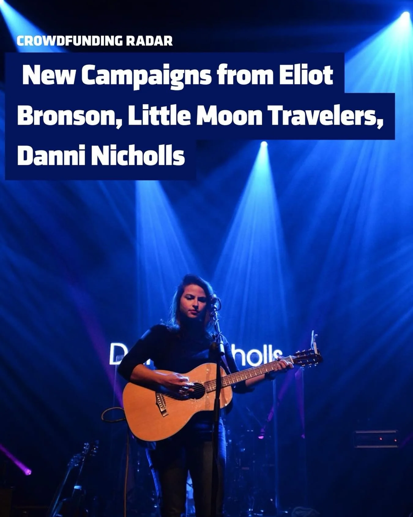 It&rsquo;s not what you know, but who you know. 

This month&rsquo;s CROWDFUNDING RADAR spotlights three campaigns with notable guests either appearing on the album or sitting in the producer&rsquo;s chair.

Head to the link in our bio to check them 