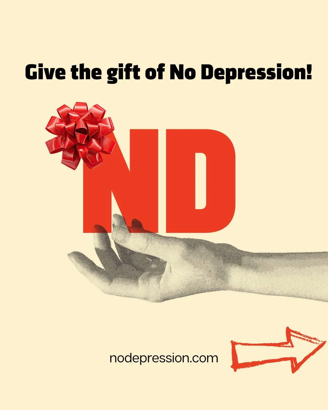 Roots music journalism is on everyone's list. 

Give the gift of No Depression this season! We're running a $5 sale on all back issues through Dec. 1 (that's 70% off!) and slinging tees and more on our website.

As we work towards our goal of 15k in 