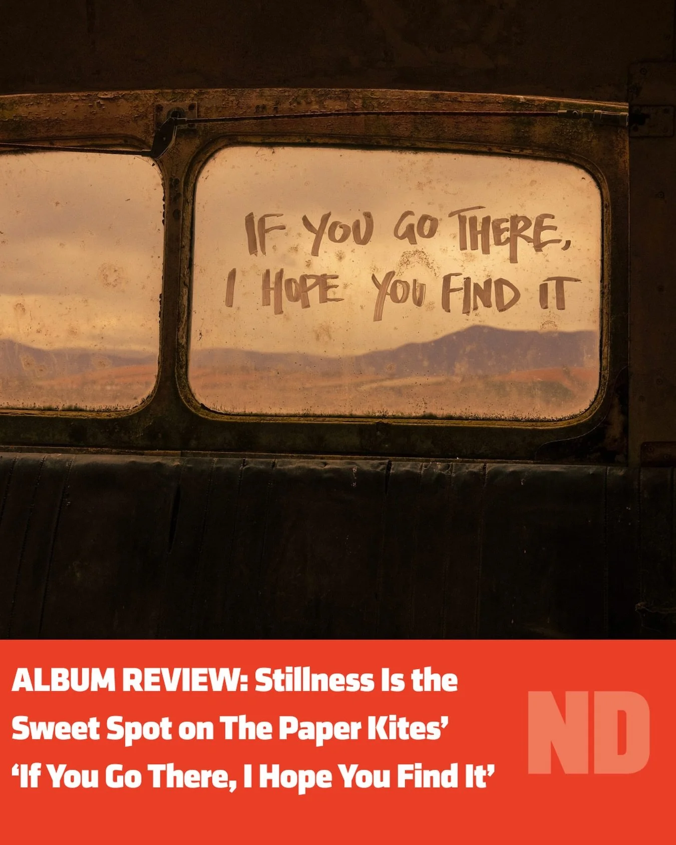 💿ALBUM REVIEW: Stillness Is the Sweet Spot on The Paper Kites&rsquo; &lsquo;If You Go There, I Hope You Find It&rsquo;

Link in bio to read the full review!