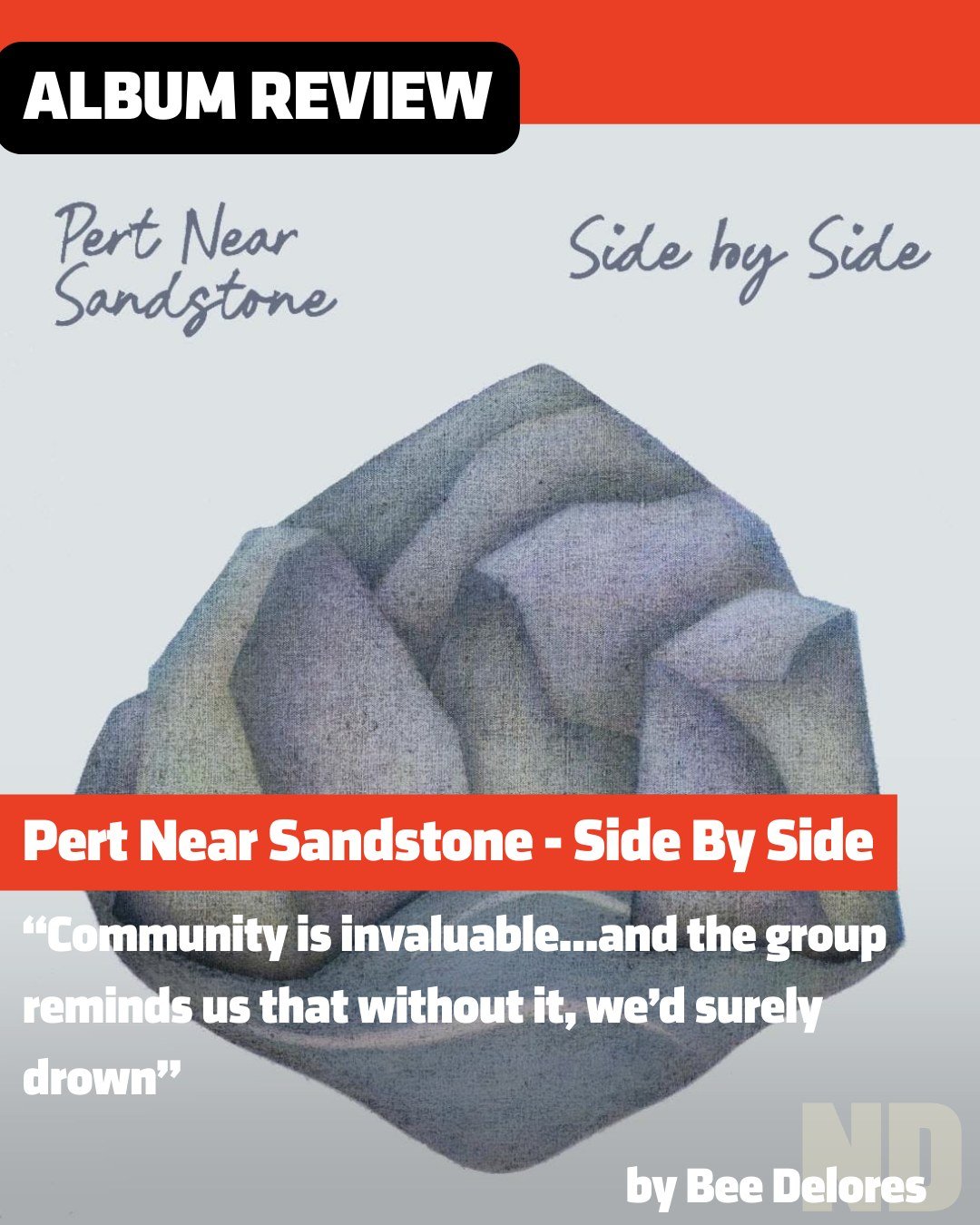 💿 @pertnearsandstone Shine Compassion into a Troubled World with &lsquo;Side by Side&rsquo;

Full review 🔗 in bio!
