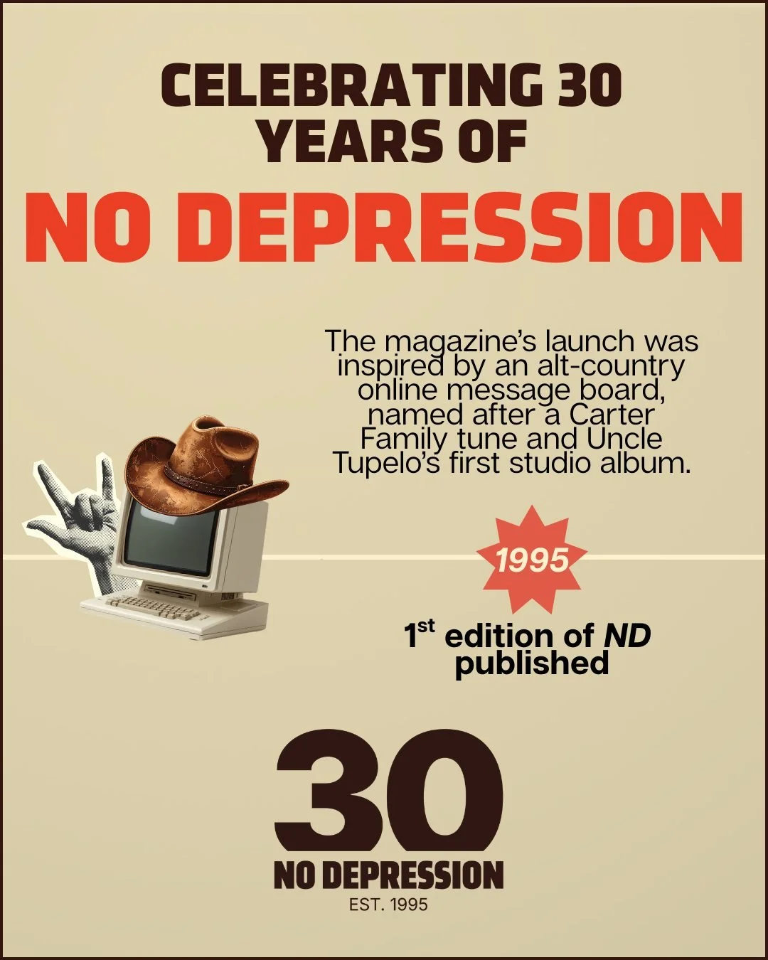 From a print magazine born in the alt-country underground to a thriving nonprofit, independent digital home for roots music, No Depression has been the definitive voice of roots music and culture for over three decades. 

Visit the link in our bio fo