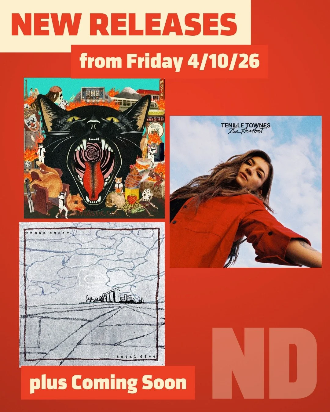 New releases from this past New Music Friday &mdash; plus what's coming soon on April 17th 👀